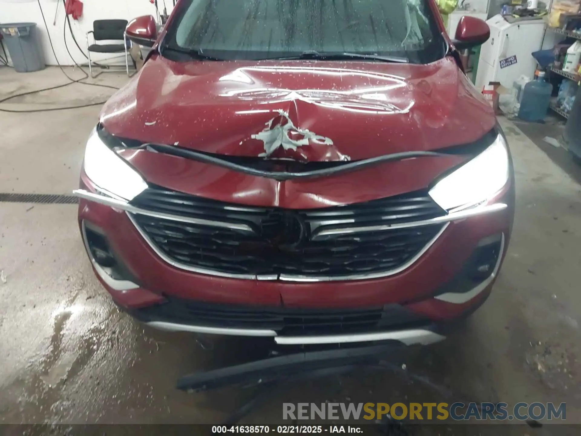 6 fotografías del automóvil dañado KL4MMDS29MB136448 BUICK ENCORE GX 2021