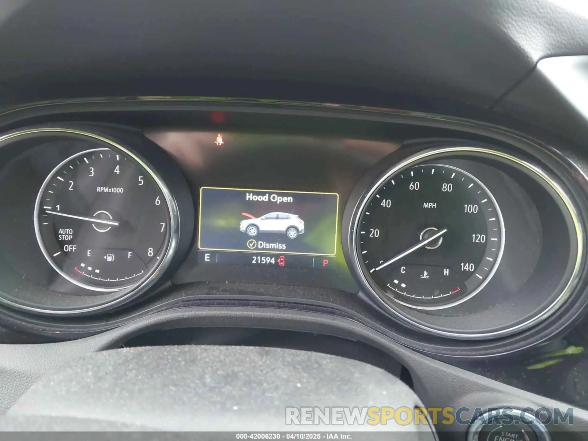 7 fotografías del automóvil dañado KL4MMDS2XMB073540 BUICK ENCORE GX 2021
