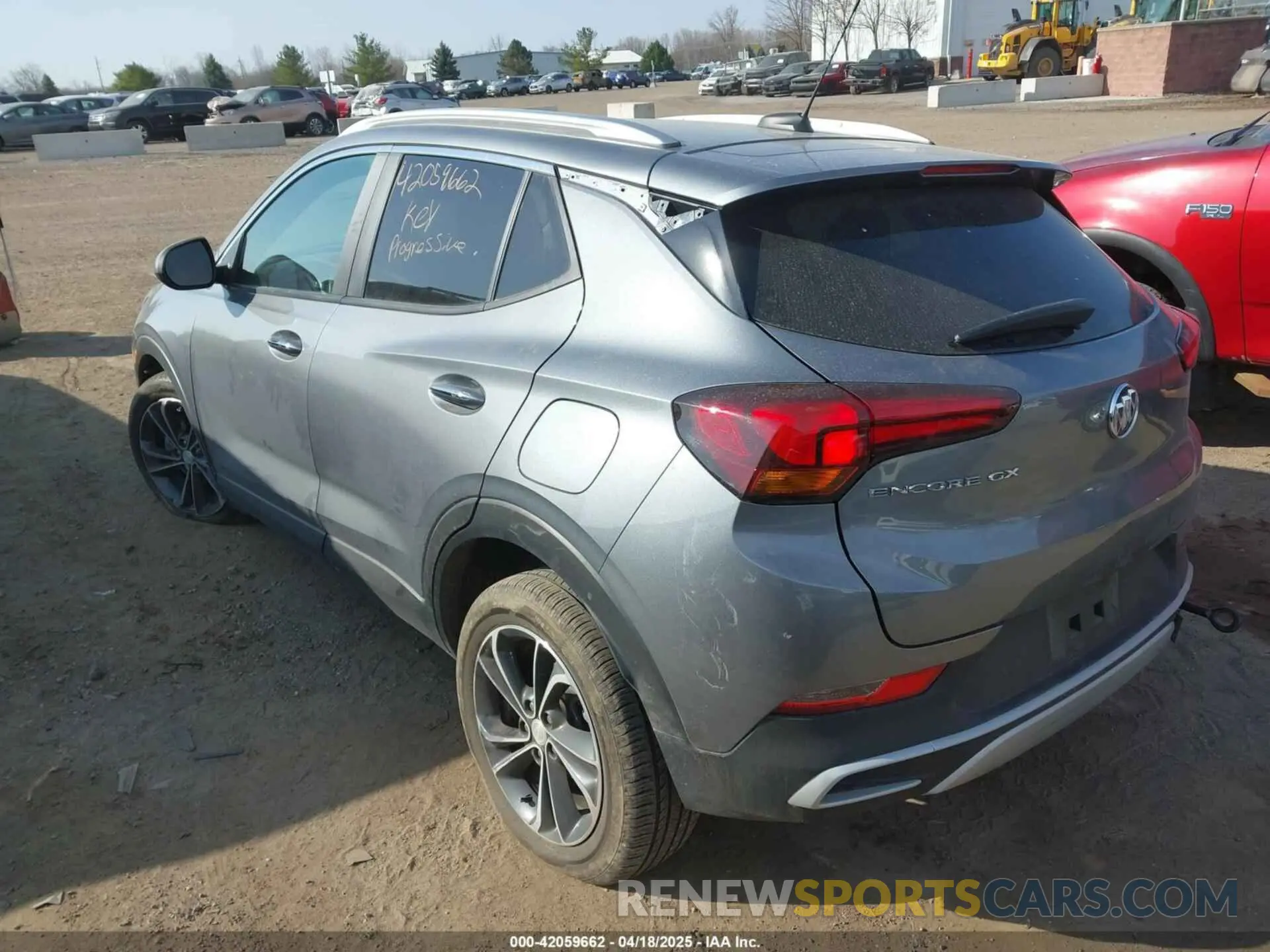 3 fotografías del automóvil dañado KL4MMDS2XMB093626 BUICK ENCORE GX 2021