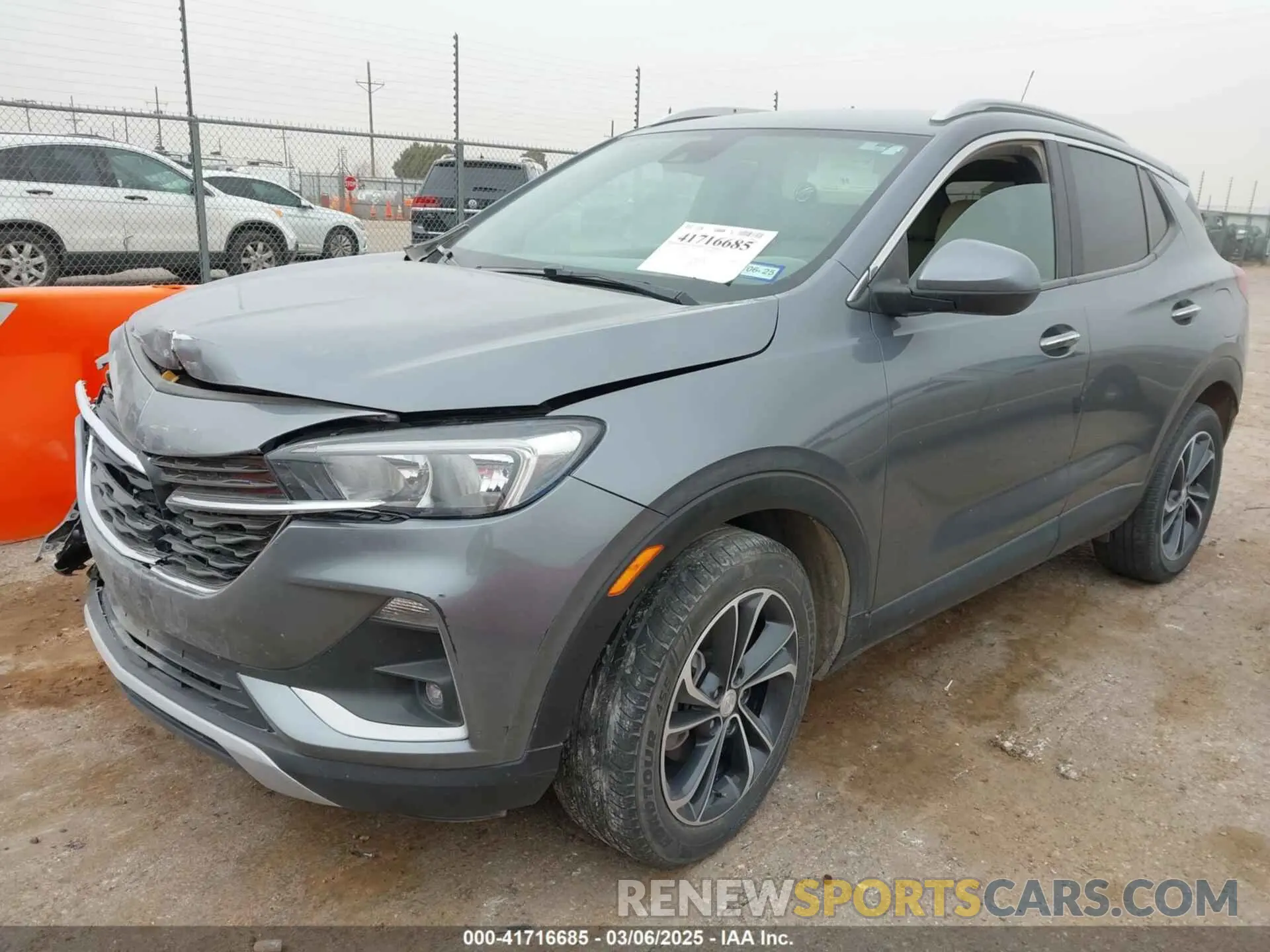 2 fotografías del automóvil dañado KL4MMDSL2MB159904 BUICK ENCORE GX 2021