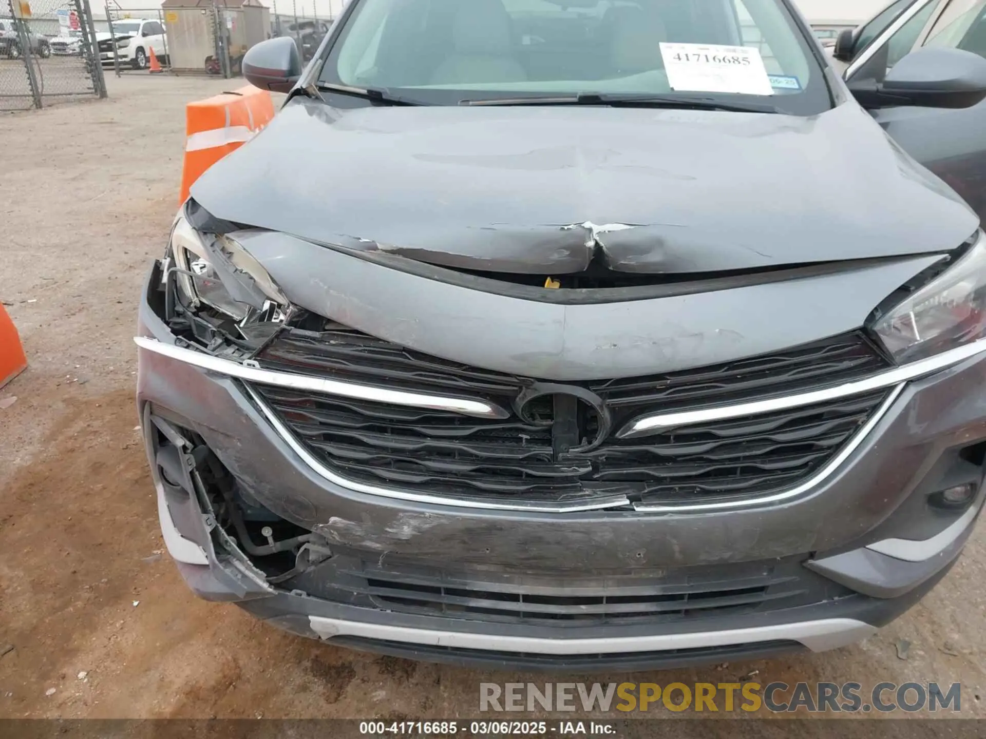 6 fotografías del automóvil dañado KL4MMDSL2MB159904 BUICK ENCORE GX 2021