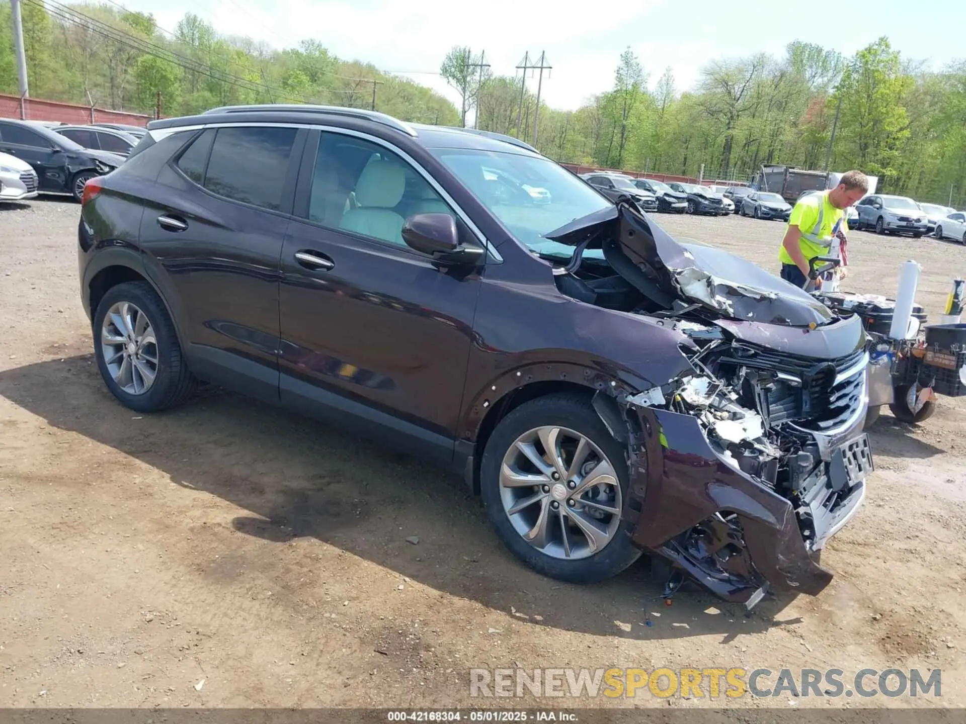 1 fotografías del automóvil dañado KL4MMDSL3MB090477 BUICK ENCORE GX 2021