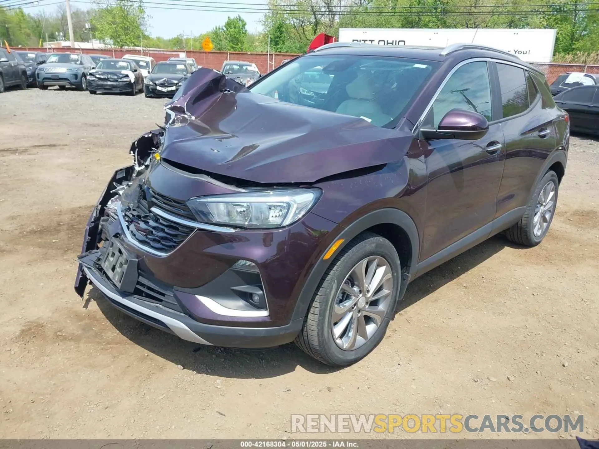 2 fotografías del automóvil dañado KL4MMDSL3MB090477 BUICK ENCORE GX 2021