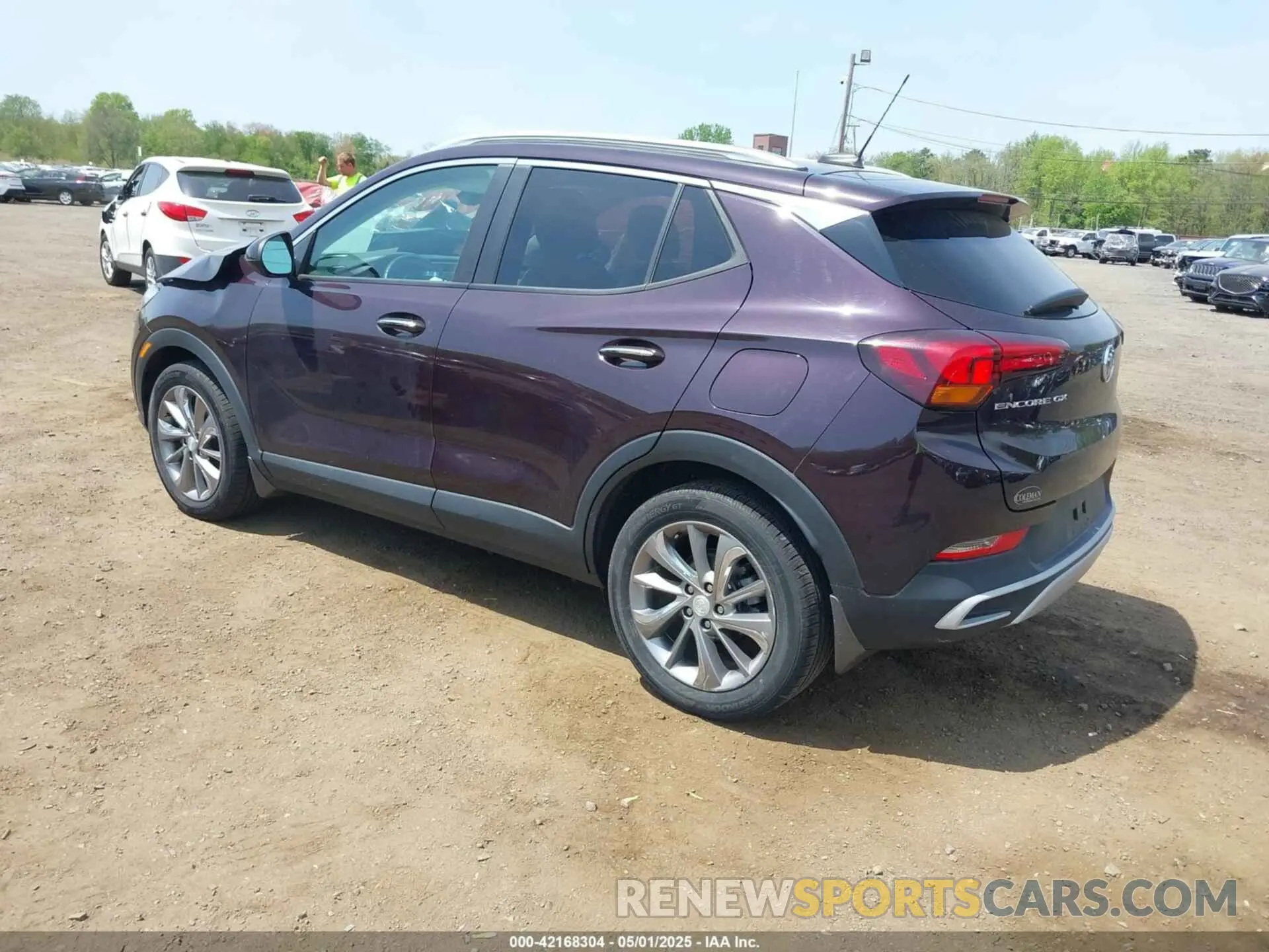 3 fotografías del automóvil dañado KL4MMDSL3MB090477 BUICK ENCORE GX 2021