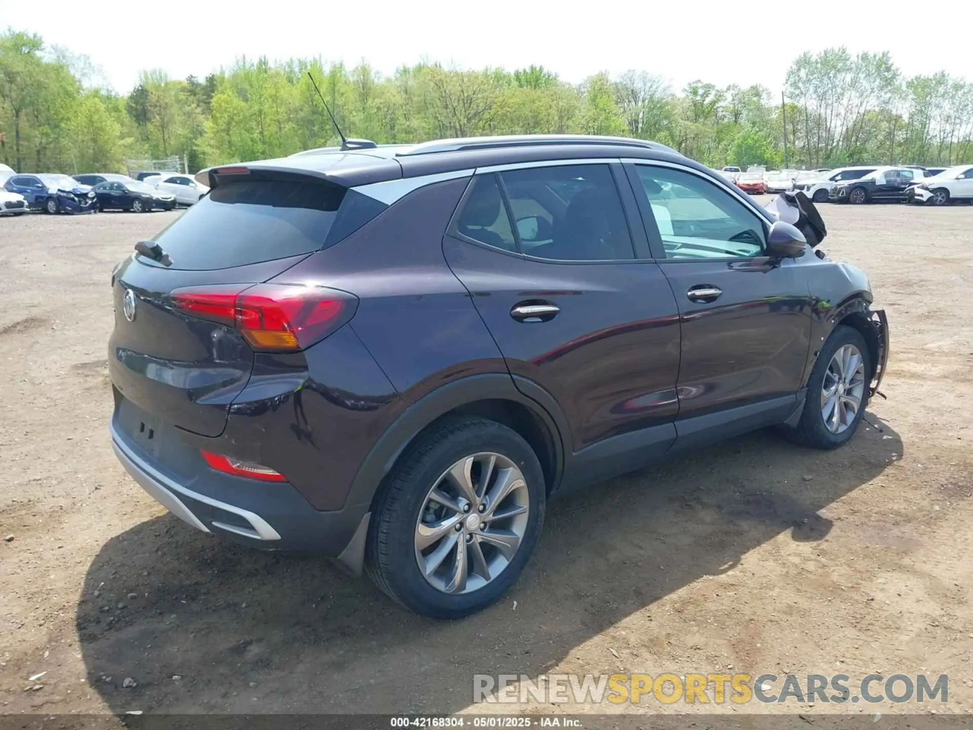 4 fotografías del automóvil dañado KL4MMDSL3MB090477 BUICK ENCORE GX 2021
