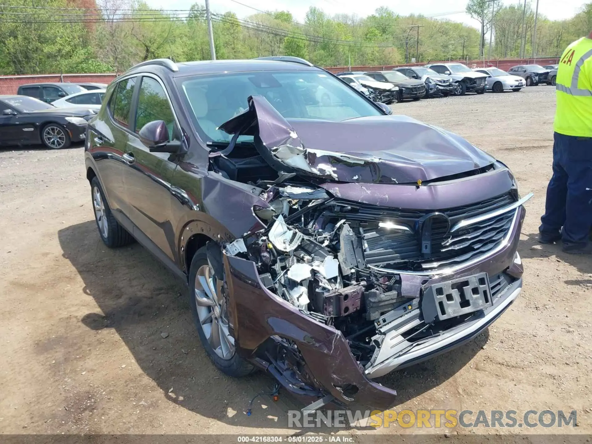 6 fotografías del automóvil dañado KL4MMDSL3MB090477 BUICK ENCORE GX 2021