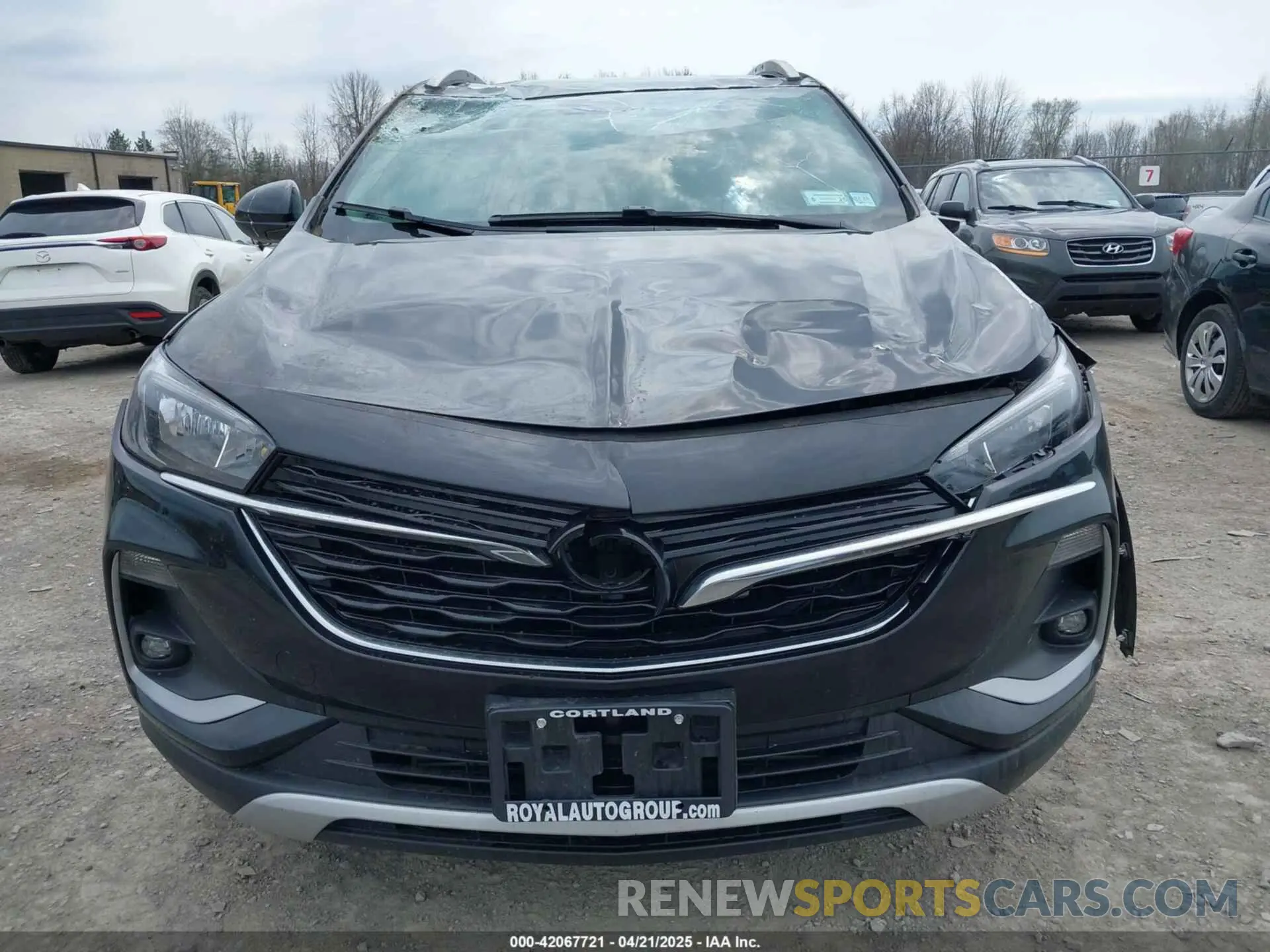 12 fotografías del automóvil dañado KL4MMESL1MB111199 BUICK ENCORE GX 2021