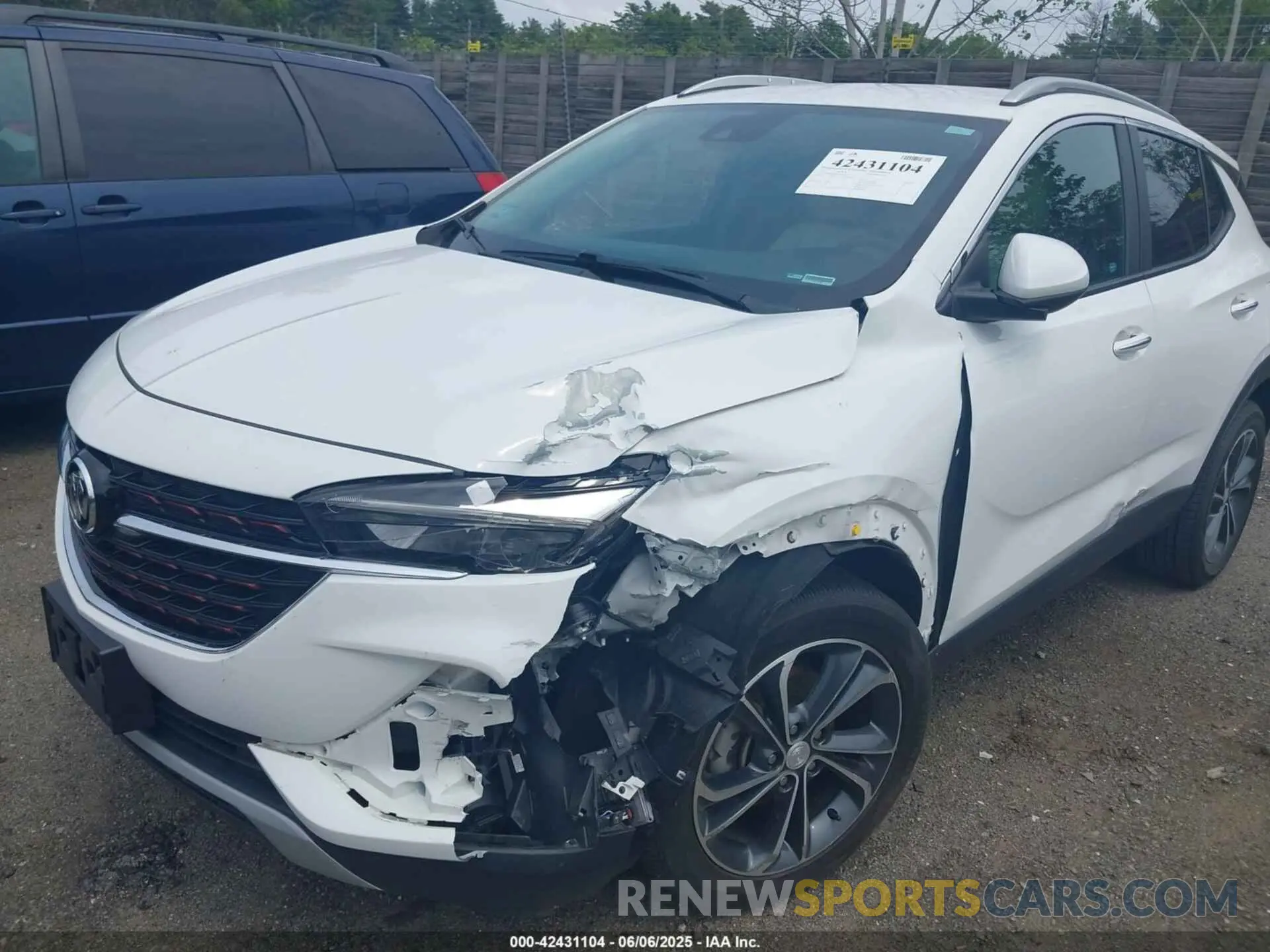 6 fotografías del automóvil dañado KL4MMESL2MB172321 BUICK ENCORE GX 2021