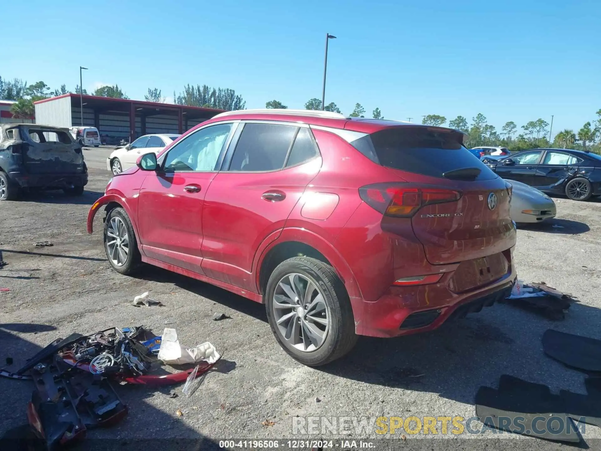 3 fotografías del automóvil dañado KL4MMFSL2MB044795 BUICK ENCORE GX 2021