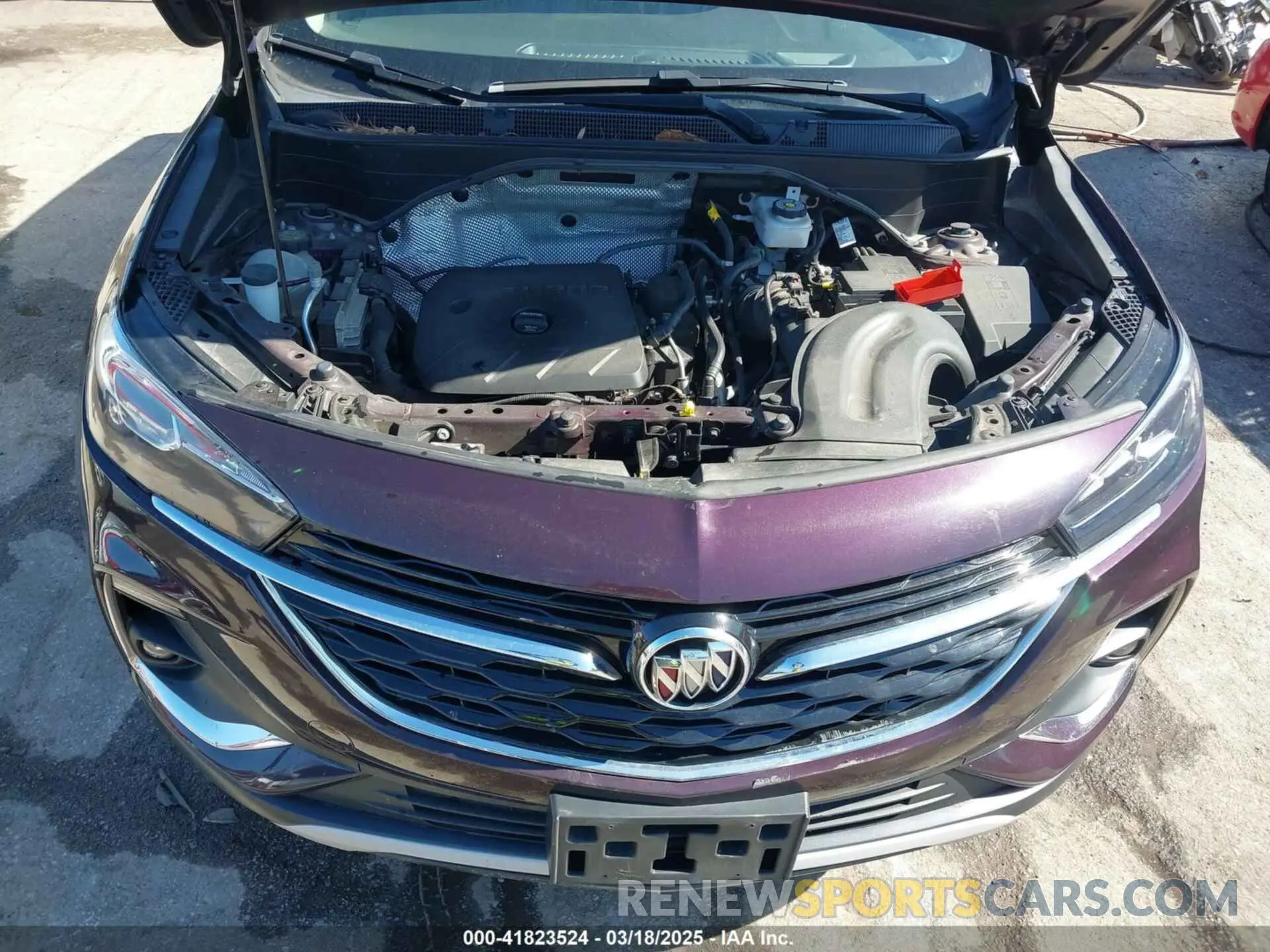 10 fotografías del automóvil dañado KL4MMFSL3MB143433 BUICK ENCORE GX 2021