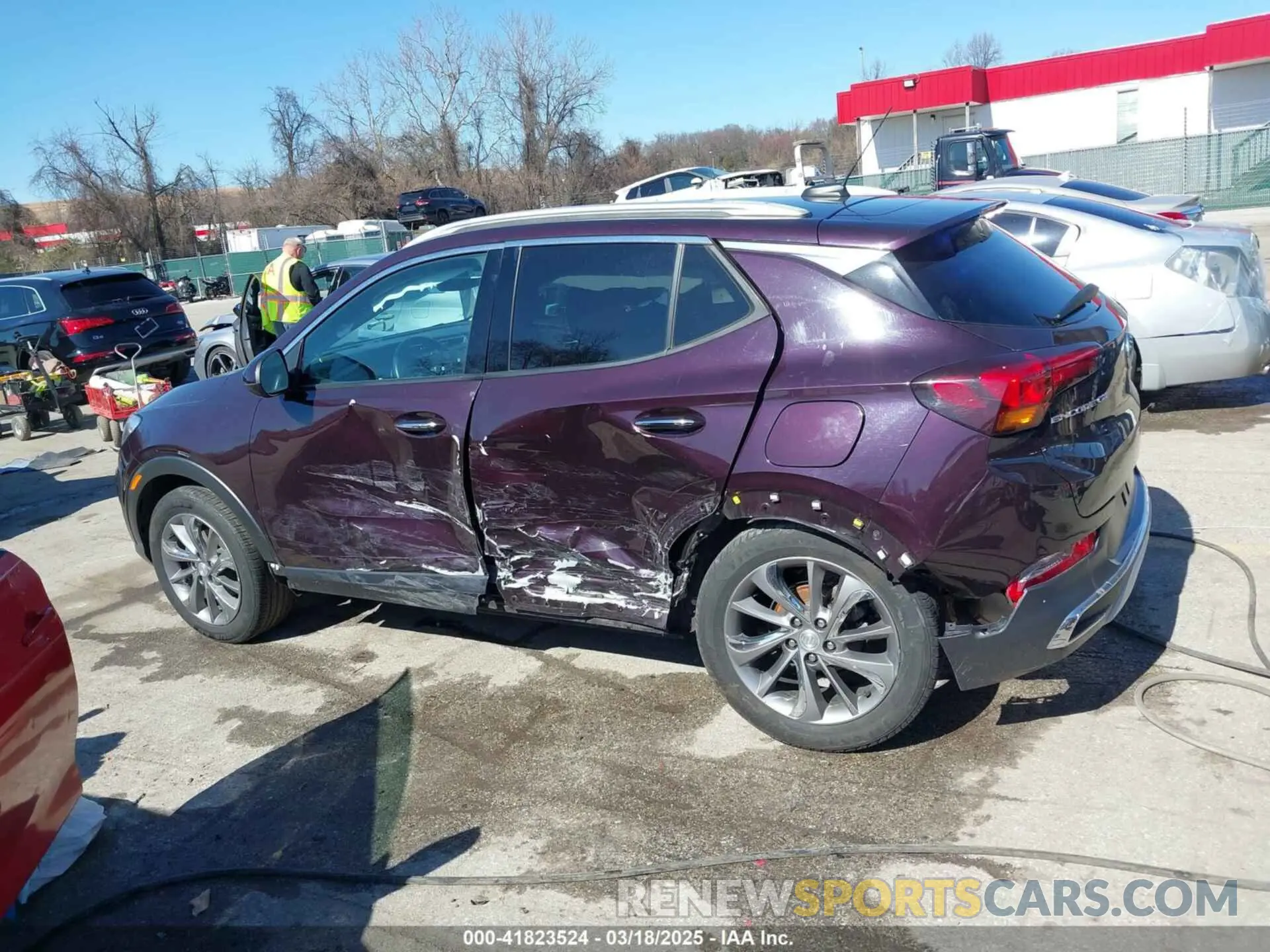 15 fotografías del automóvil dañado KL4MMFSL3MB143433 BUICK ENCORE GX 2021