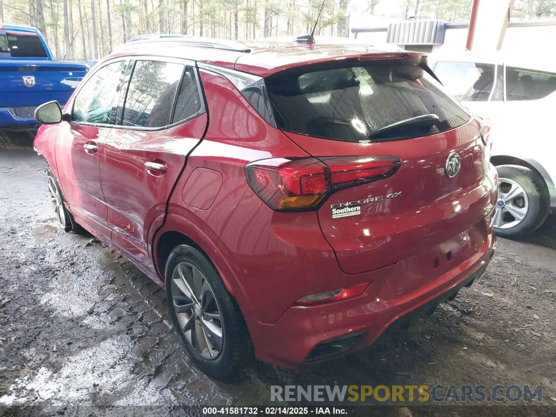 3 fotografías del automóvil dañado KL4MMFSL7MB068414 BUICK ENCORE GX 2021