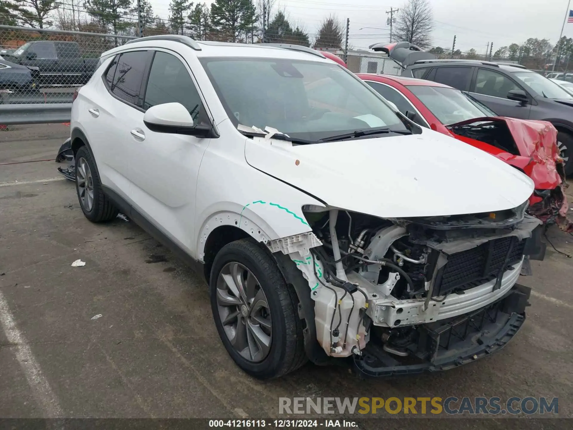 1 fotografías del automóvil dañado KL4MMFSL9MB153349 BUICK ENCORE GX 2021