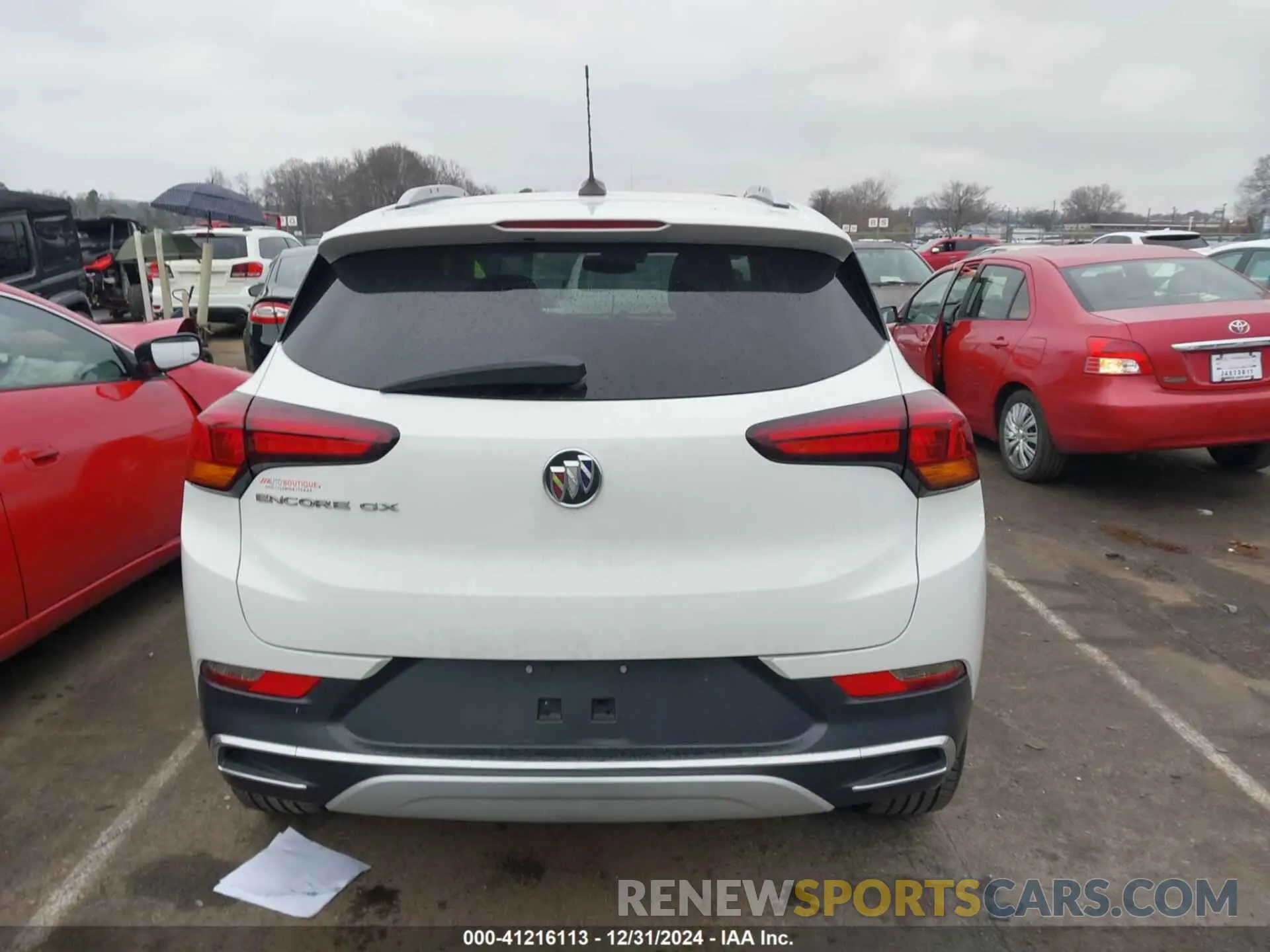 17 fotografías del automóvil dañado KL4MMFSL9MB153349 BUICK ENCORE GX 2021