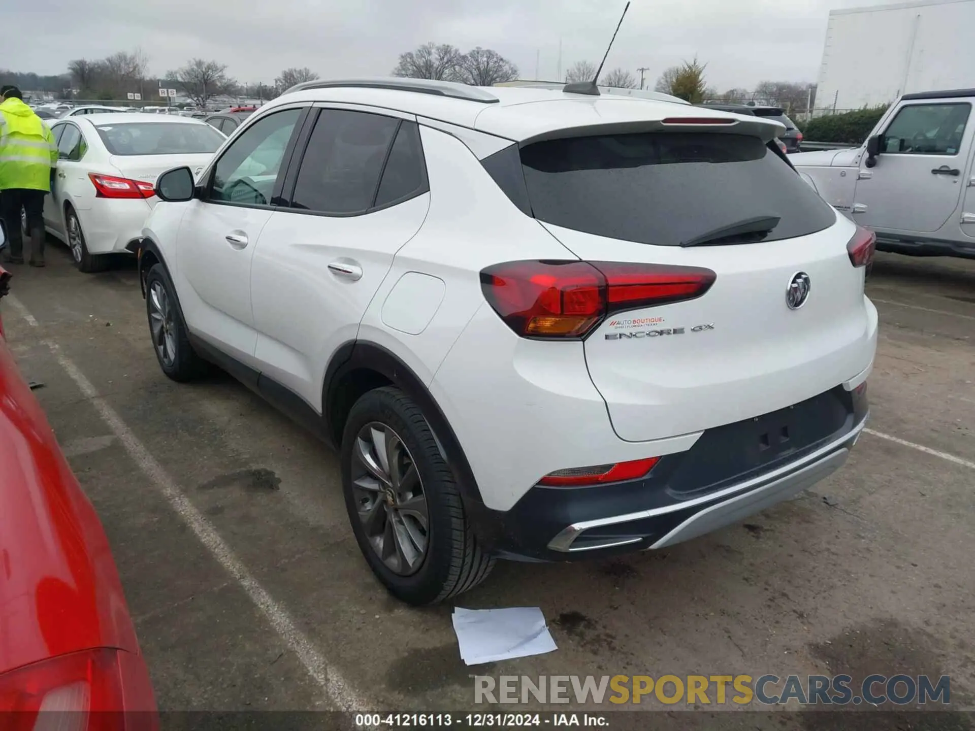 3 fotografías del automóvil dañado KL4MMFSL9MB153349 BUICK ENCORE GX 2021