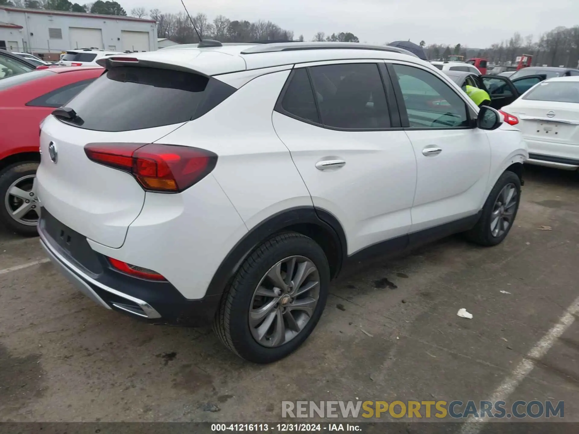 4 fotografías del automóvil dañado KL4MMFSL9MB153349 BUICK ENCORE GX 2021