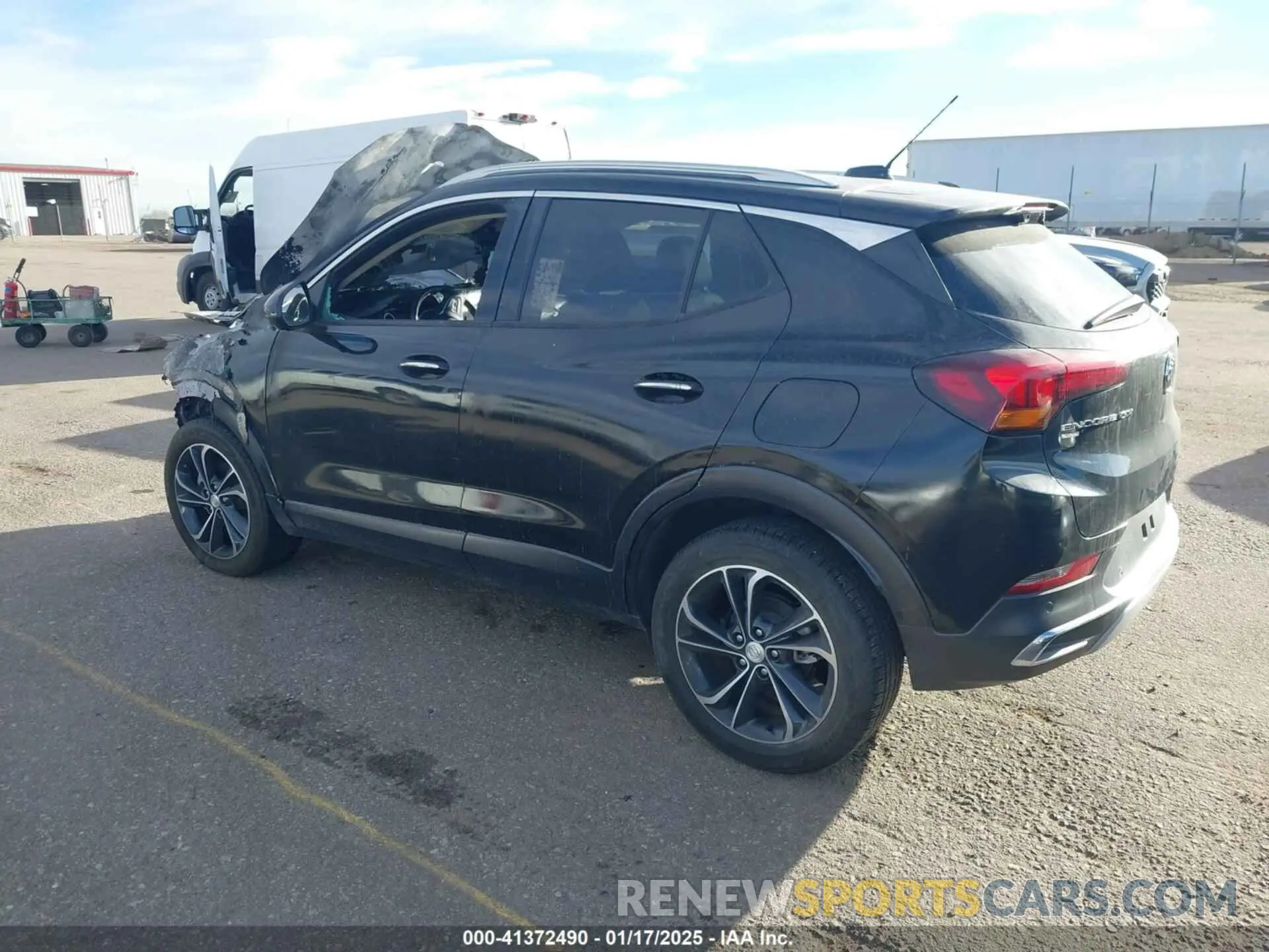 3 fotografías del automóvil dañado KL4MMGSL0MB123176 BUICK ENCORE GX 2021