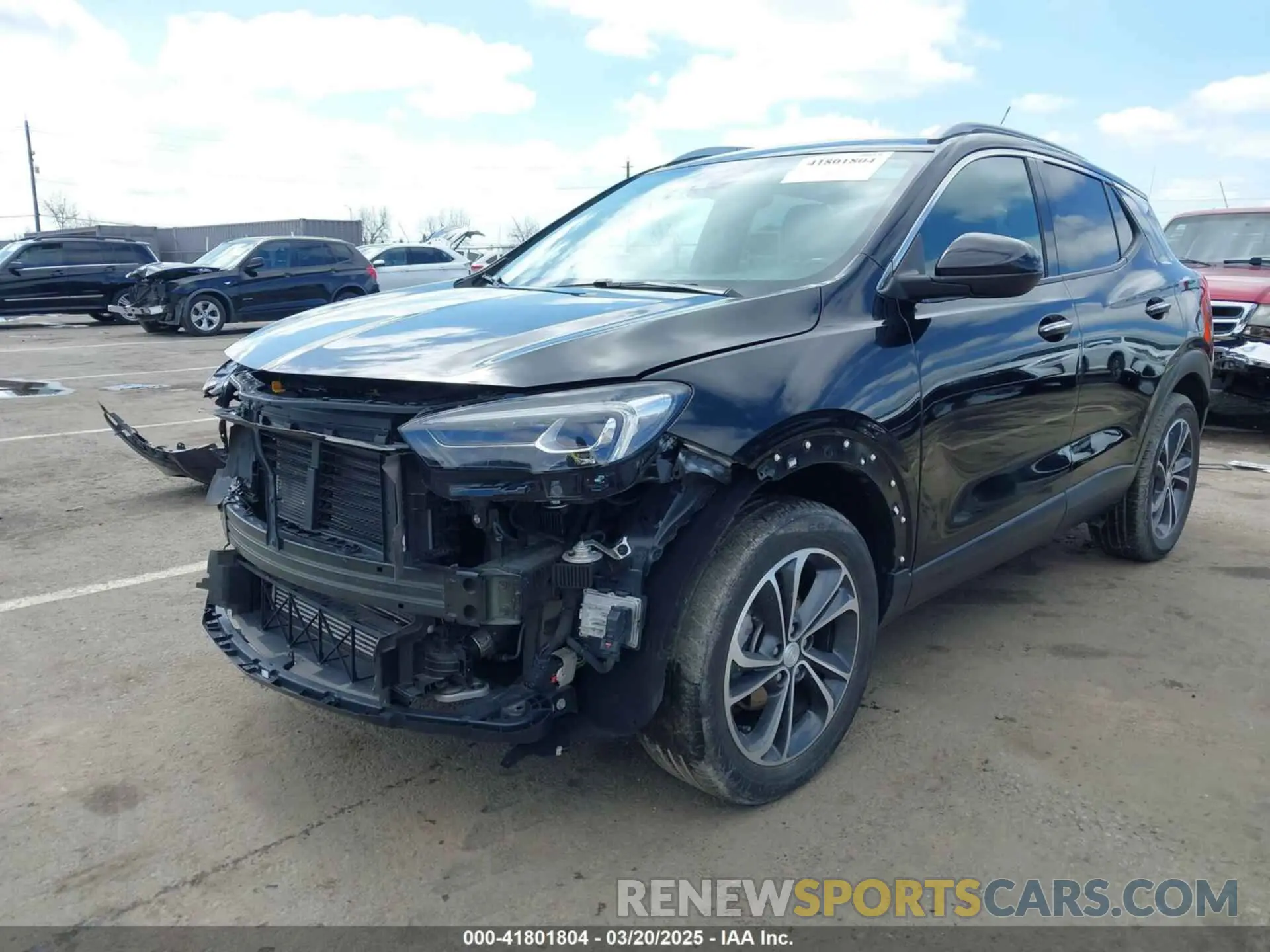 2 fotografías del automóvil dañado KL4MMGSL3MB154745 BUICK ENCORE GX 2021