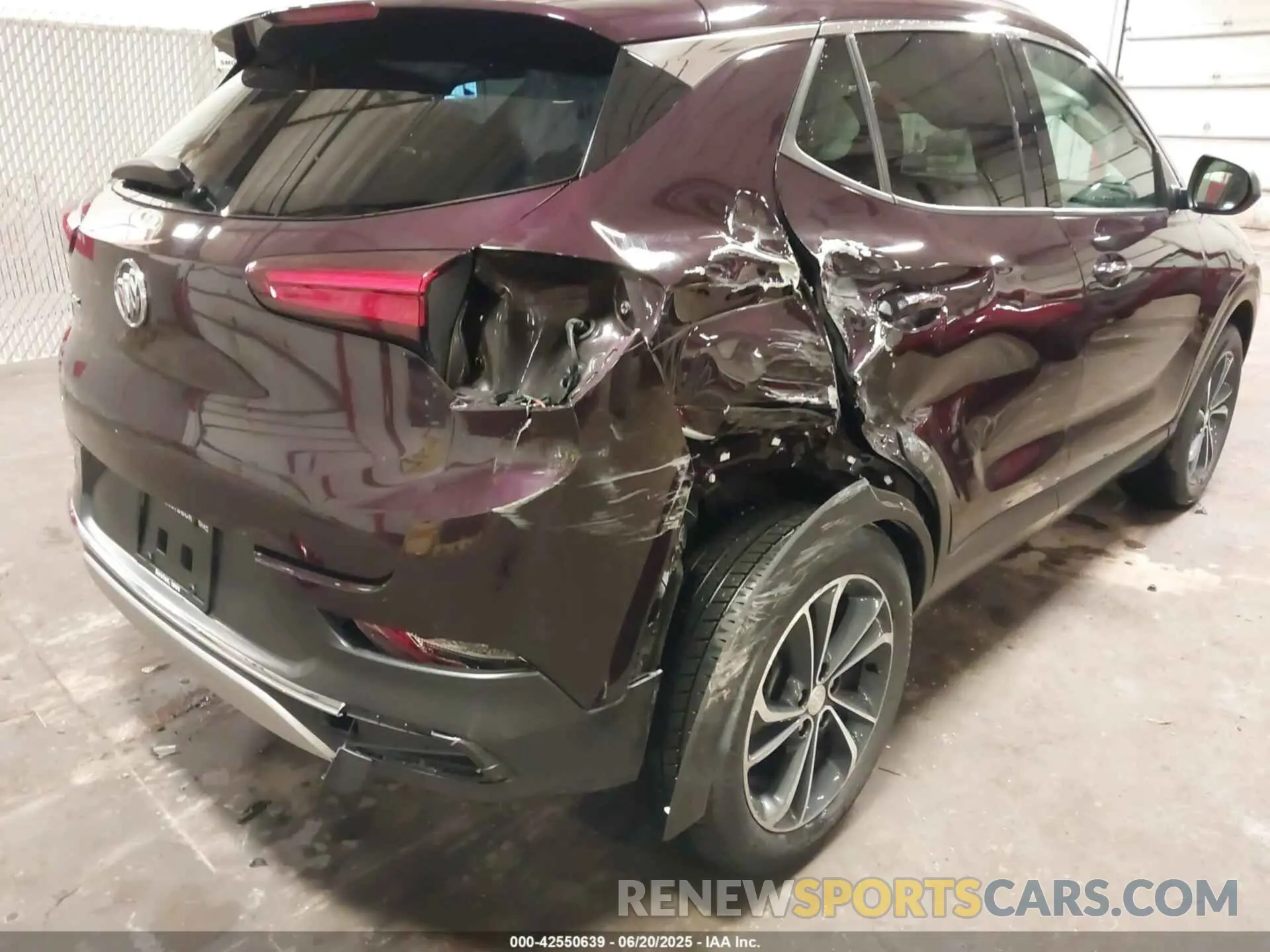 6 fotografías del automóvil dañado KL4MMGSL8MB151615 BUICK ENCORE GX 2021
