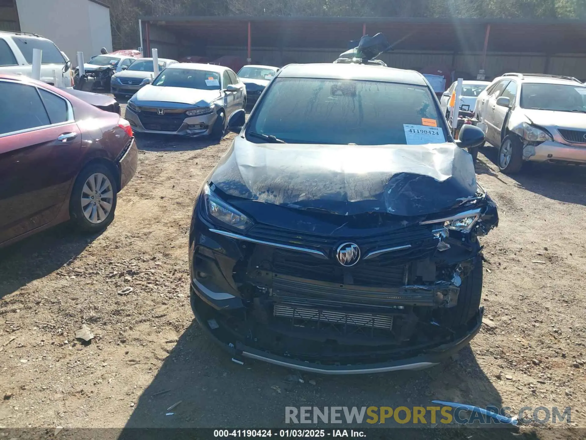 12 fotografías del automóvil dañado KL4MMBS20NB145559 BUICK ENCORE GX 2022