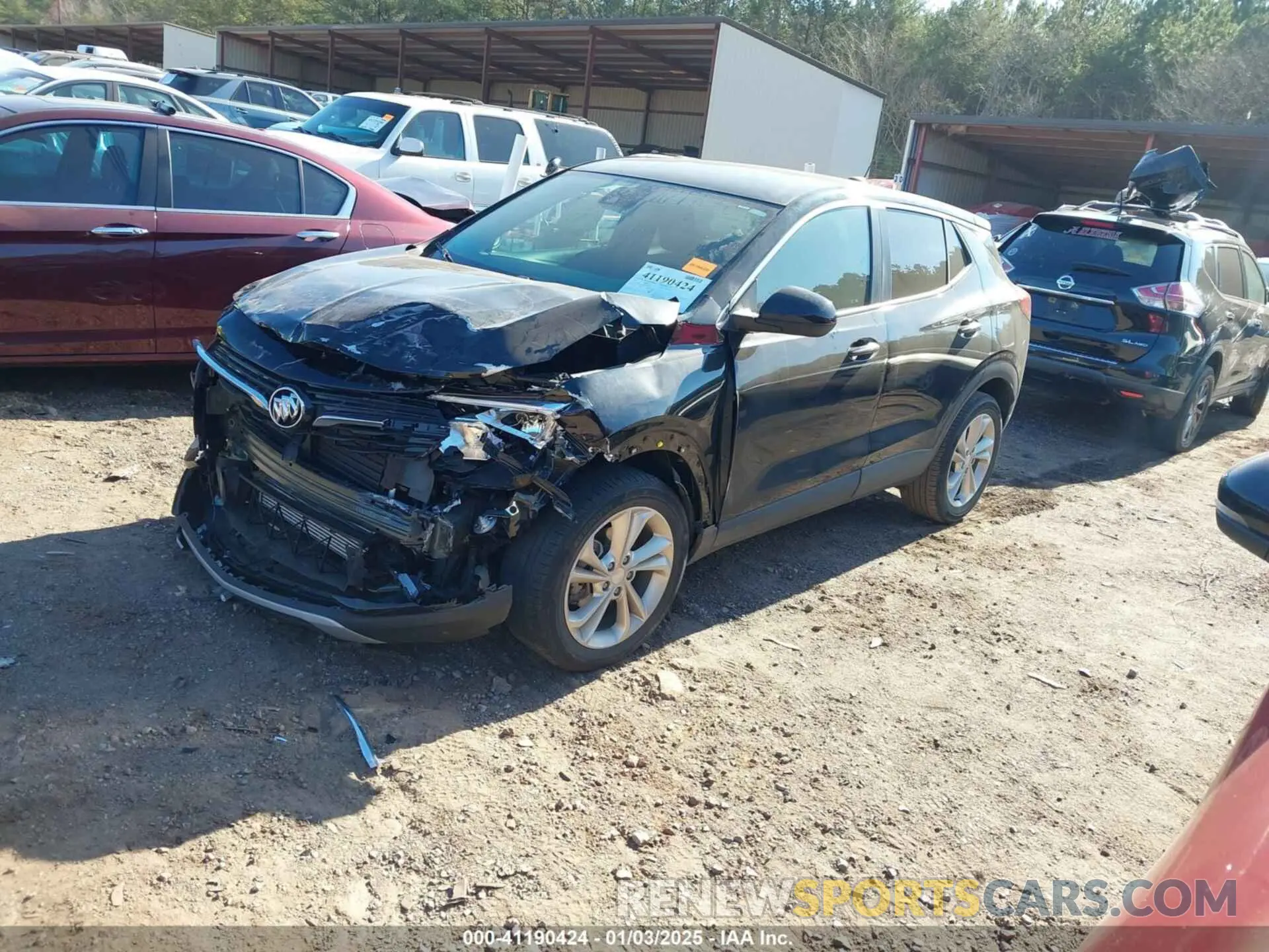2 fotografías del automóvil dañado KL4MMBS20NB145559 BUICK ENCORE GX 2022