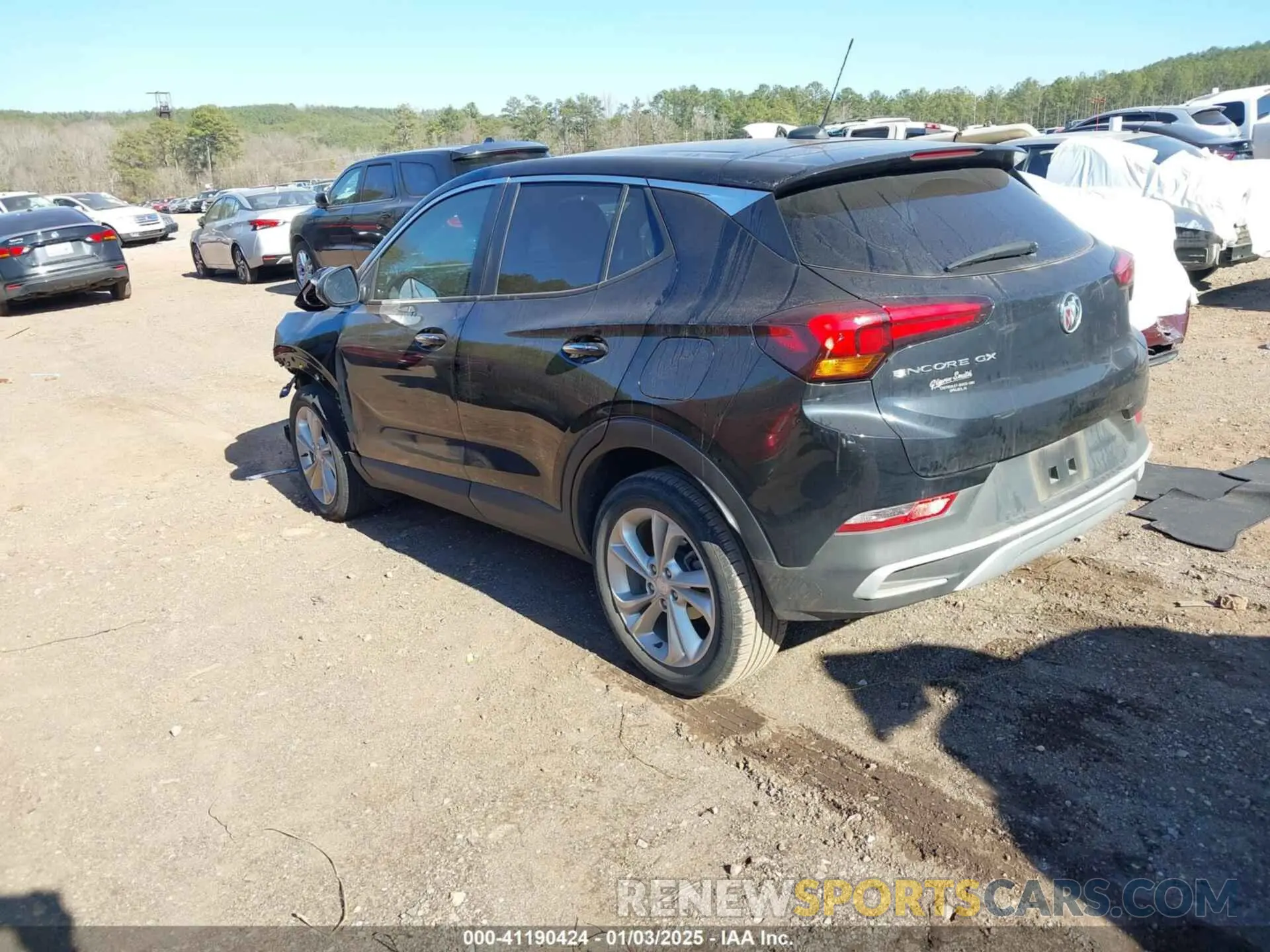 3 fotografías del automóvil dañado KL4MMBS20NB145559 BUICK ENCORE GX 2022