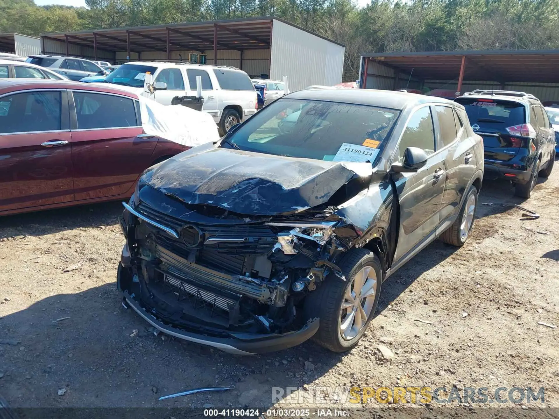 6 fotografías del automóvil dañado KL4MMBS20NB145559 BUICK ENCORE GX 2022