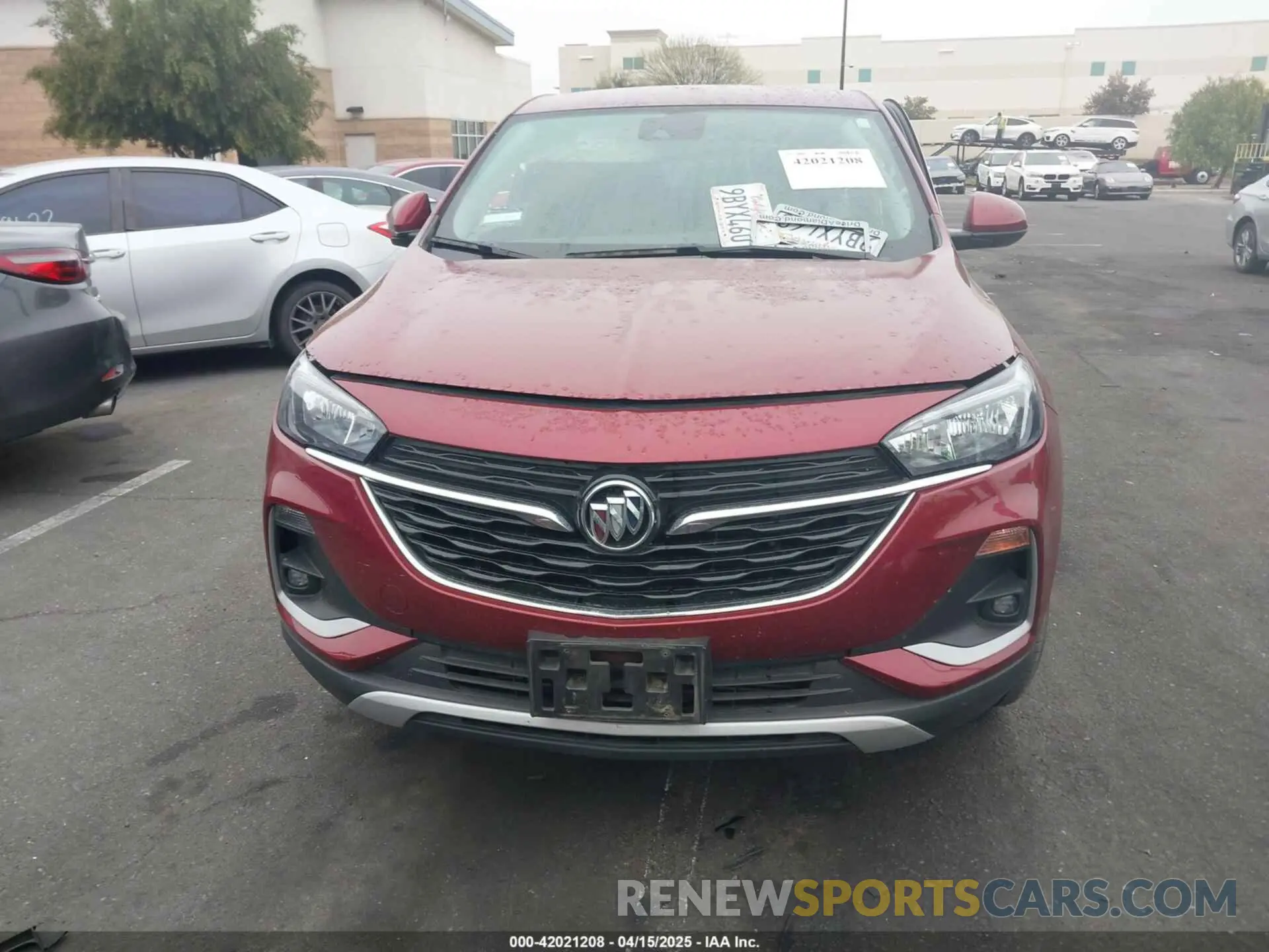 12 fotografías del automóvil dañado KL4MMBS25NB118096 BUICK ENCORE GX 2022