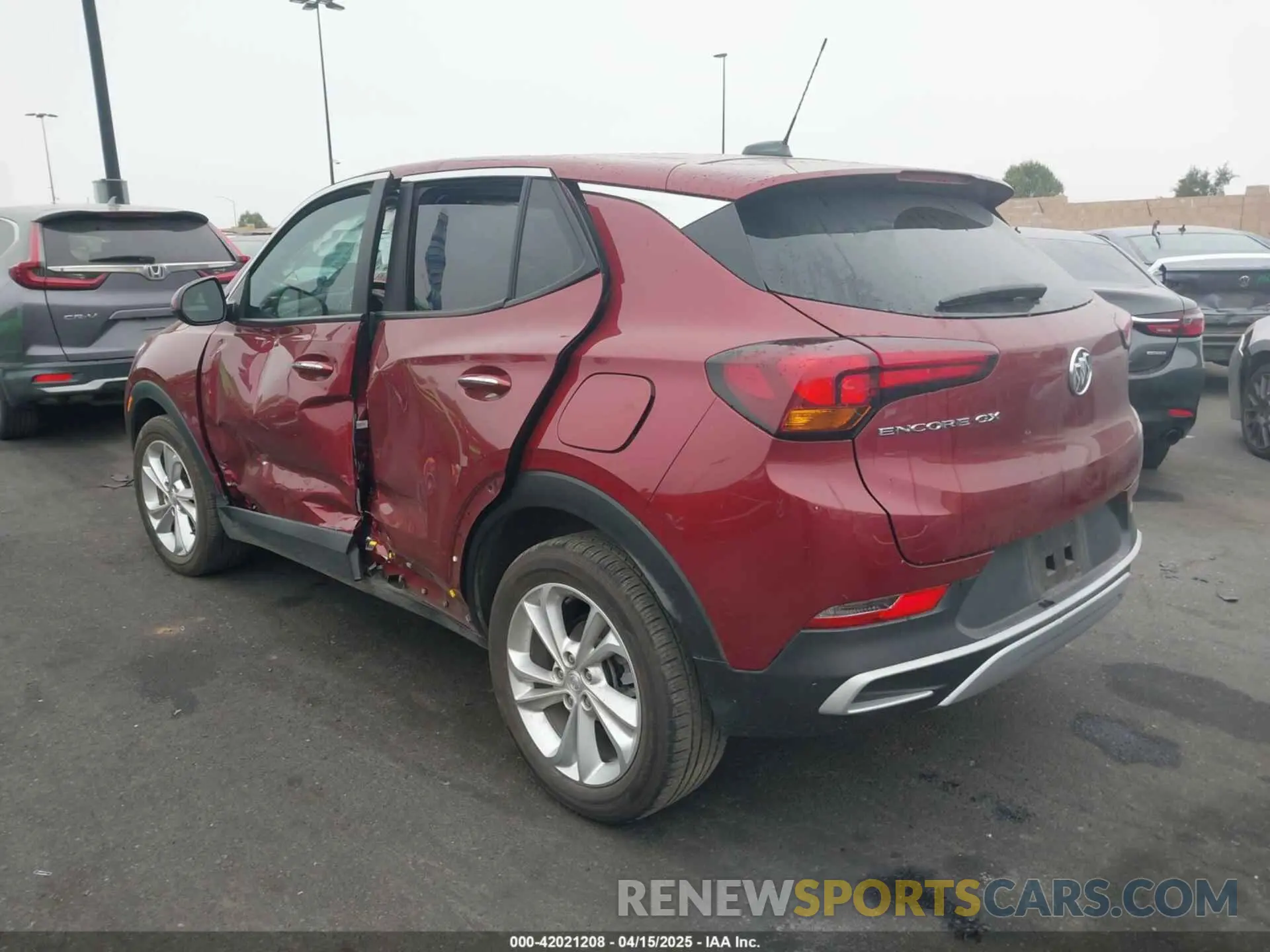 14 fotografías del automóvil dañado KL4MMBS25NB118096 BUICK ENCORE GX 2022