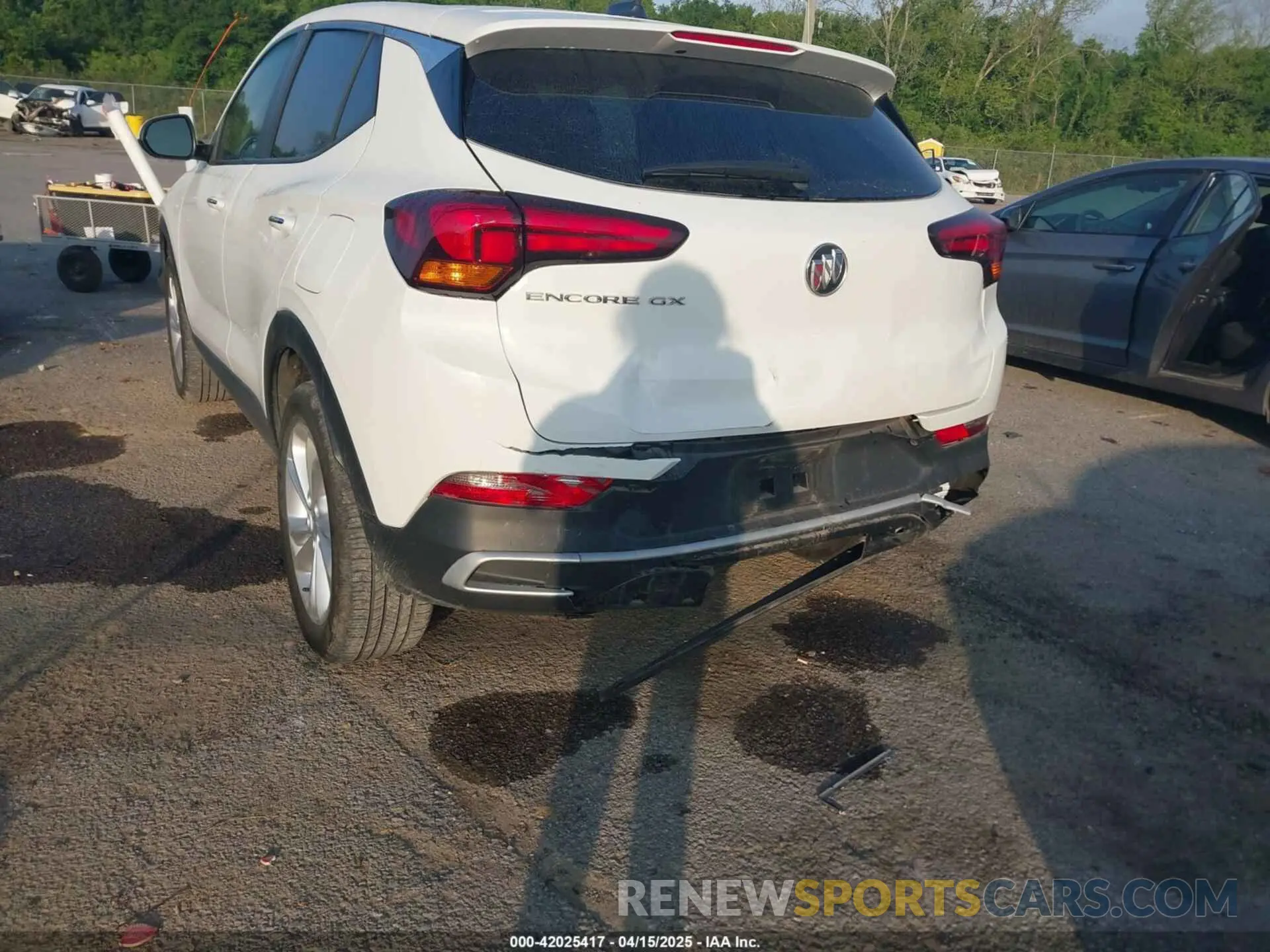 6 fotografías del automóvil dañado KL4MMBS26NB127194 BUICK ENCORE GX 2022