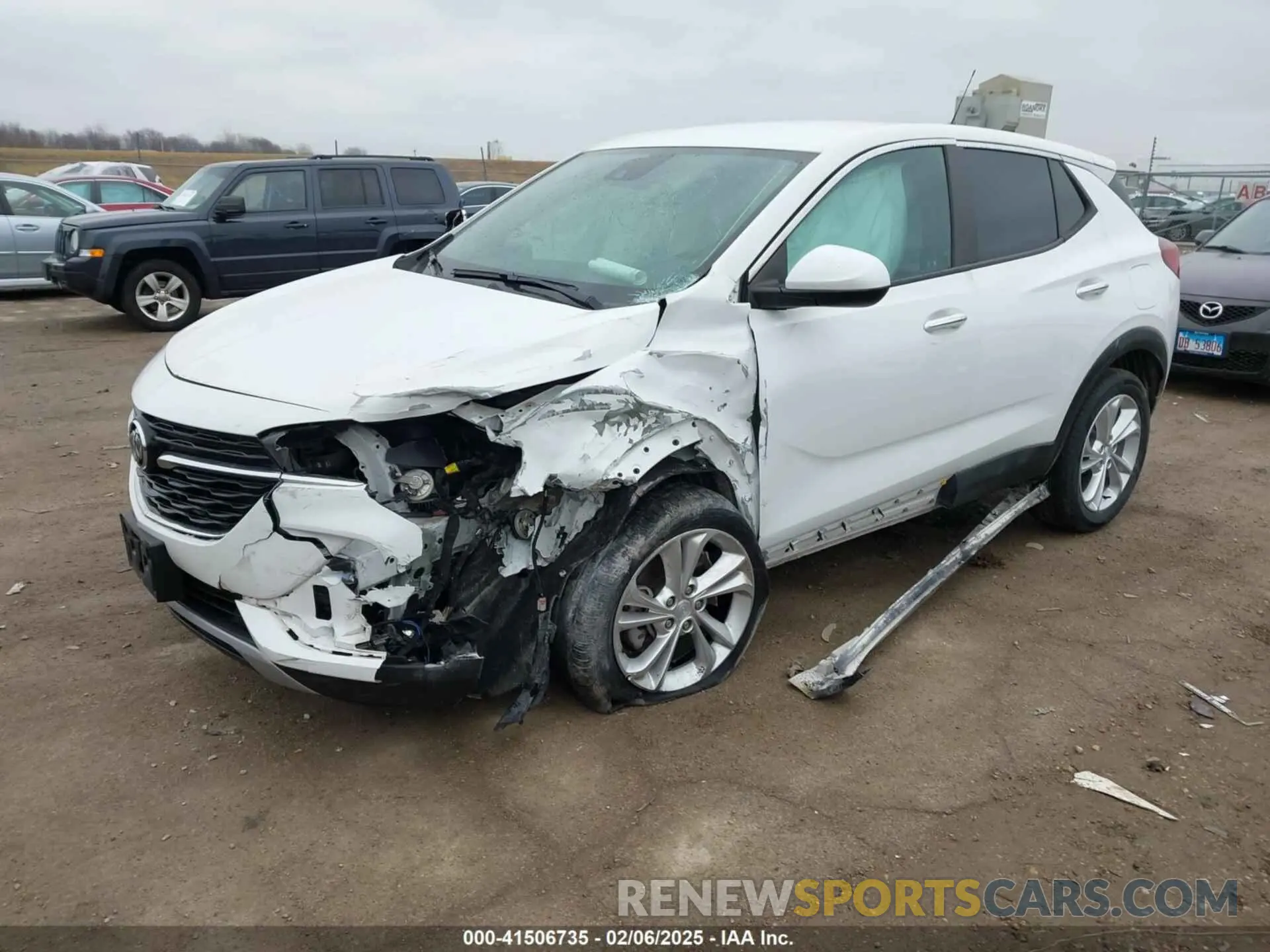2 fotografías del automóvil dañado KL4MMCSL0NB083319 BUICK ENCORE GX 2022