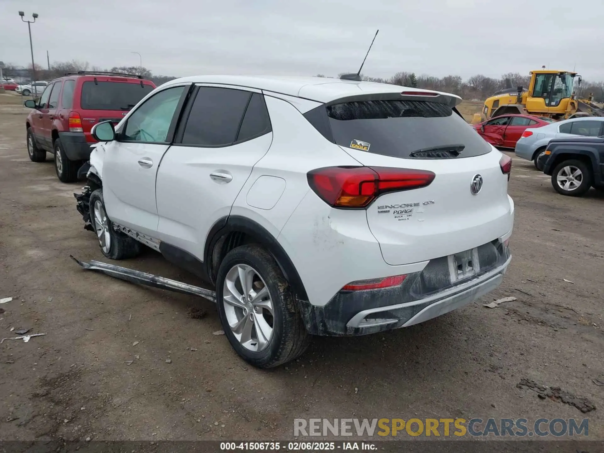 3 fotografías del automóvil dañado KL4MMCSL0NB083319 BUICK ENCORE GX 2022