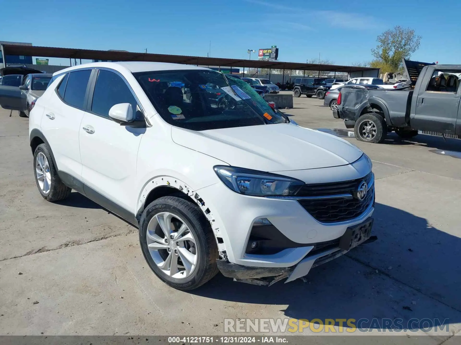 1 fotografías del automóvil dañado KL4MMCSL7NB082314 BUICK ENCORE GX 2022