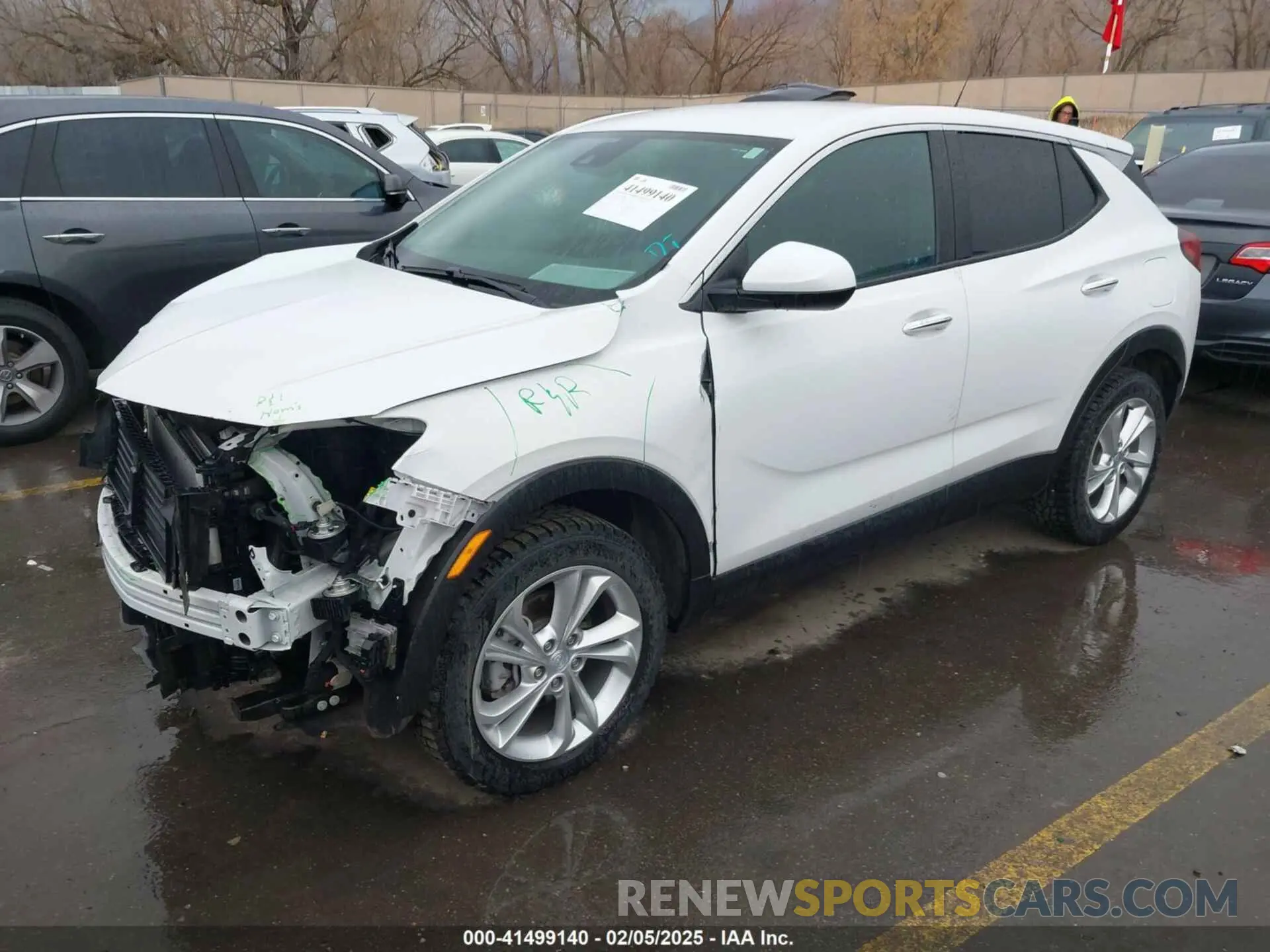 2 fotografías del automóvil dañado KL4MMCSL9NB110064 BUICK ENCORE GX 2022