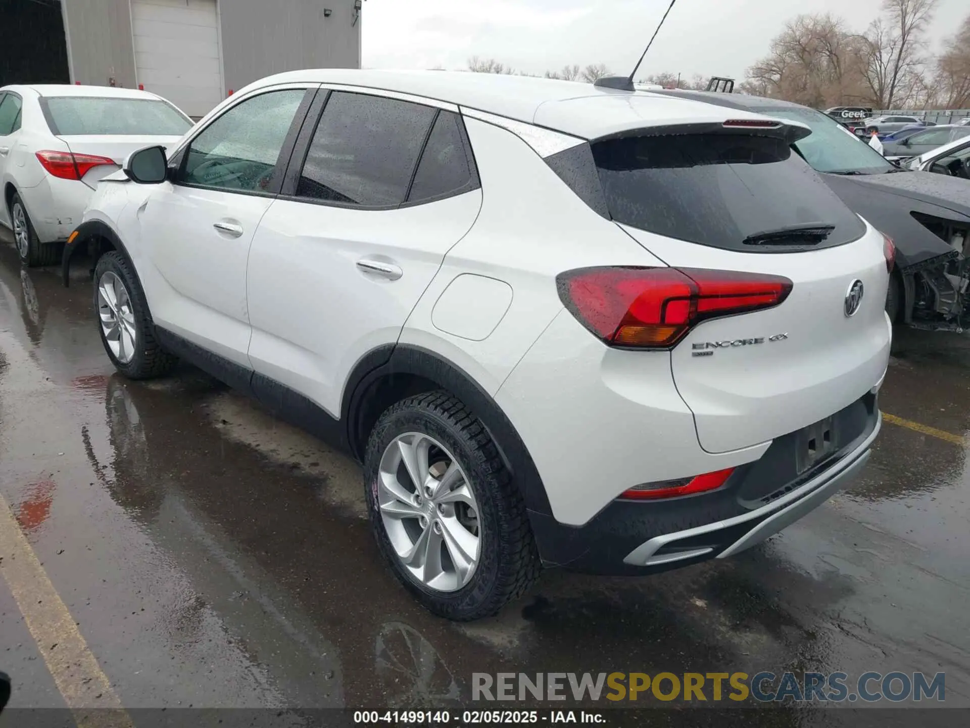 3 fotografías del automóvil dañado KL4MMCSL9NB110064 BUICK ENCORE GX 2022