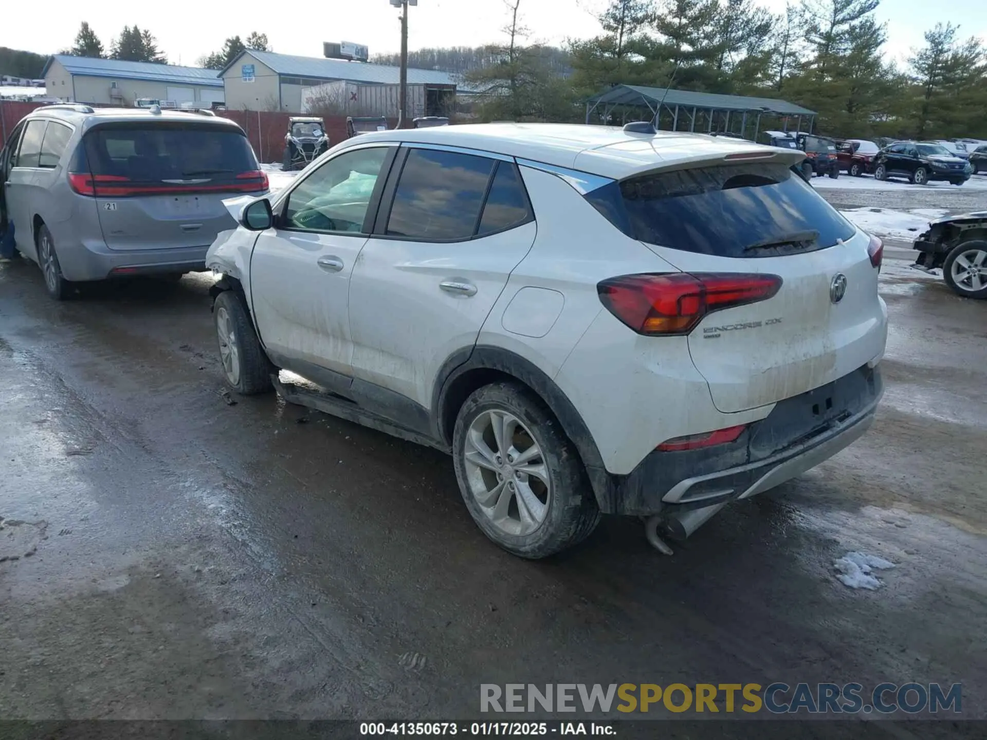 3 fotografías del automóvil dañado KL4MMCSLXNB085191 BUICK ENCORE GX 2022