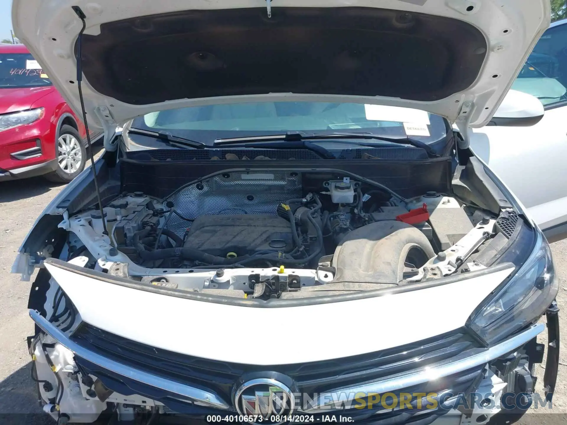 10 fotografías del automóvil dañado KL4MMDS20NB131723 BUICK ENCORE GX 2022