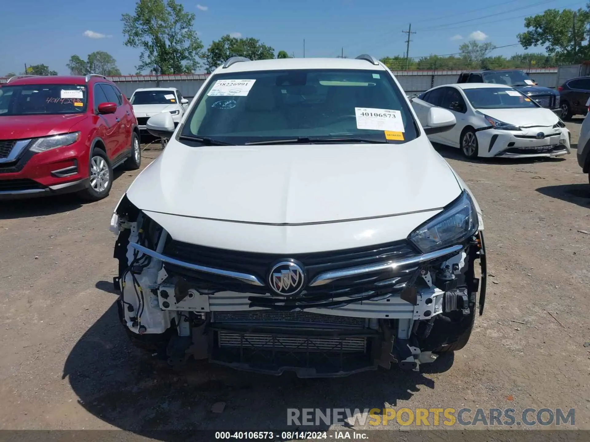 13 fotografías del automóvil dañado KL4MMDS20NB131723 BUICK ENCORE GX 2022