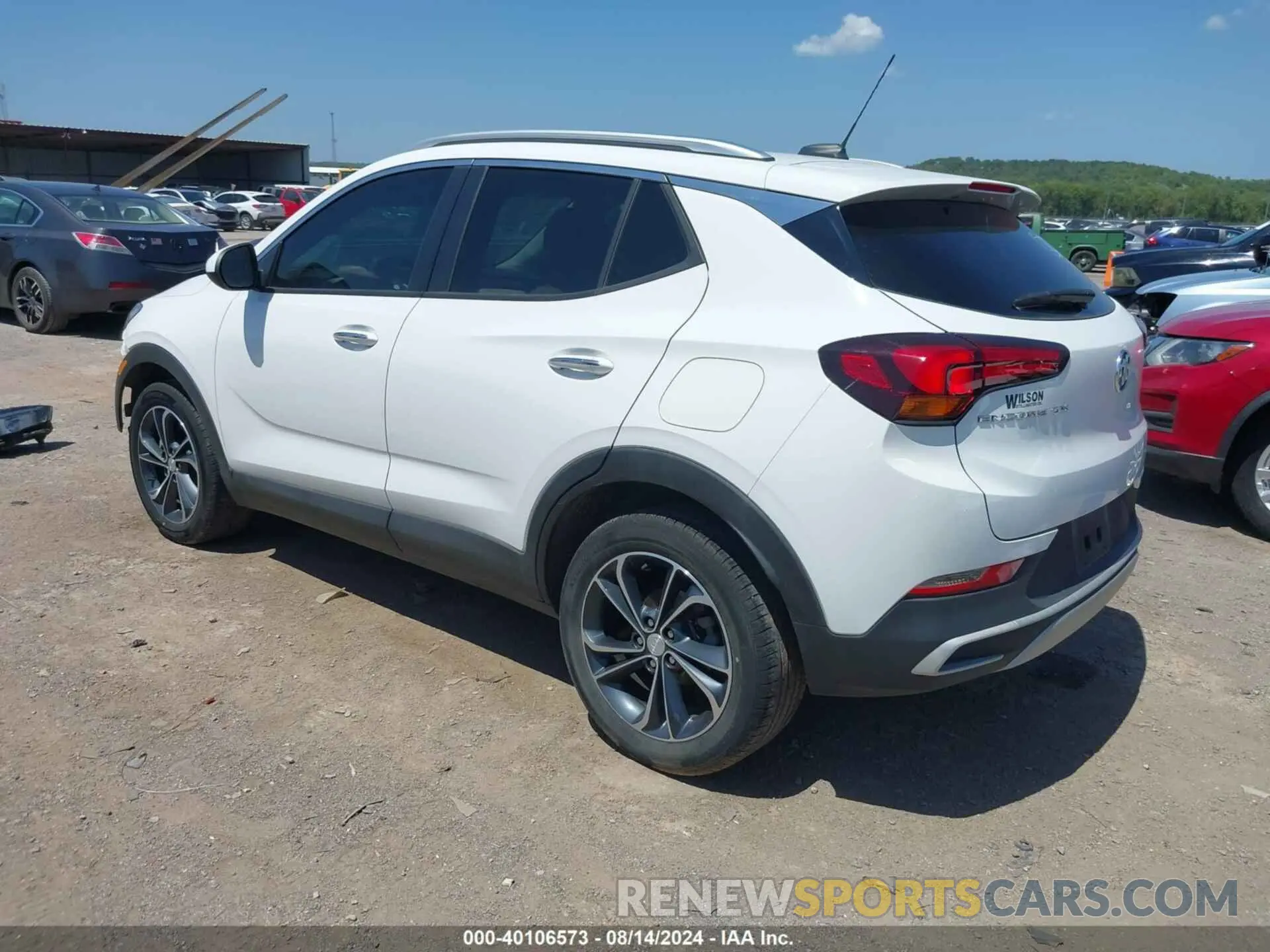 3 fotografías del automóvil dañado KL4MMDS20NB131723 BUICK ENCORE GX 2022