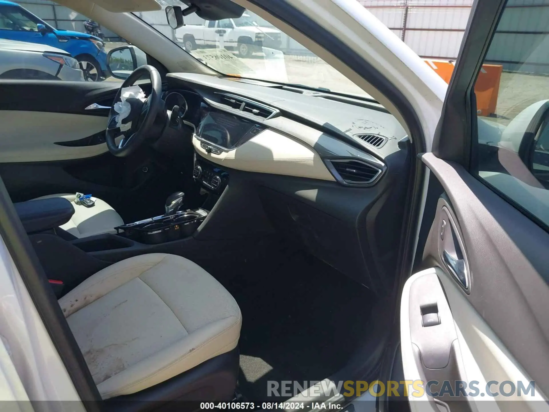5 fotografías del automóvil dañado KL4MMDS20NB131723 BUICK ENCORE GX 2022