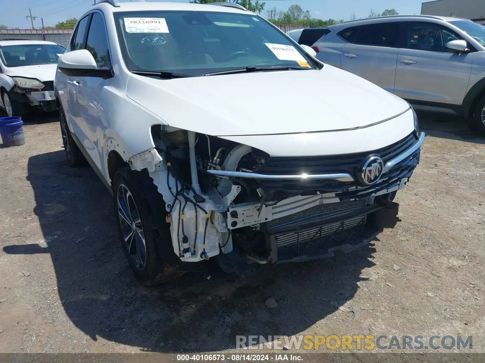 6 fotografías del automóvil dañado KL4MMDS20NB131723 BUICK ENCORE GX 2022