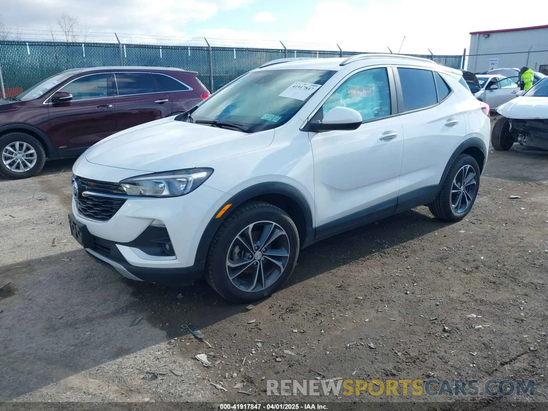 2 fotografías del automóvil dañado KL4MMDS25NB121334 BUICK ENCORE GX 2022