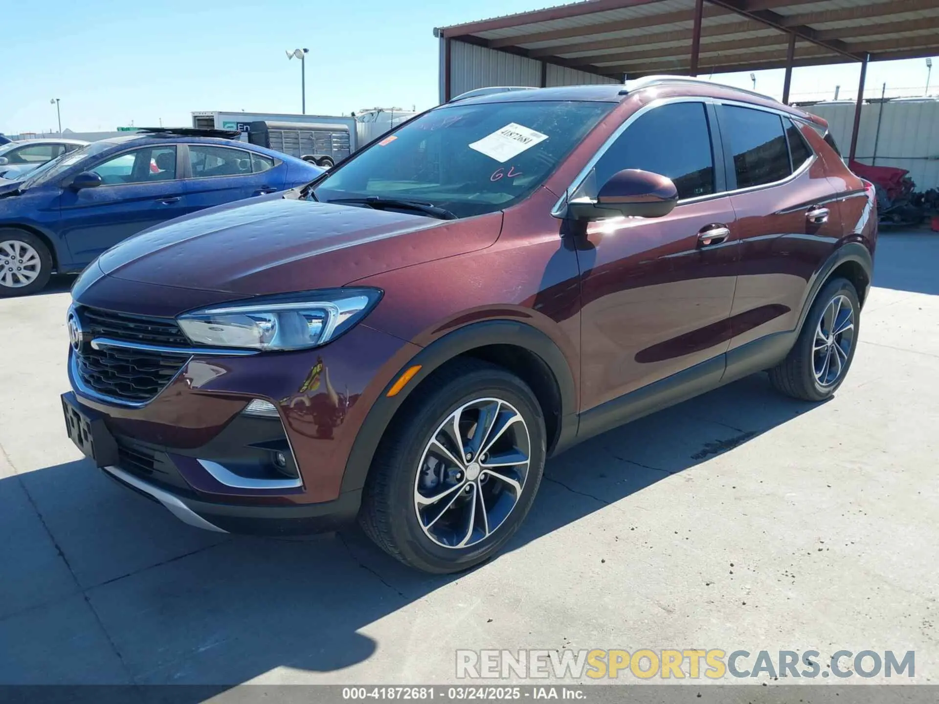 2 fotografías del automóvil dañado KL4MMDSL9NB049479 BUICK ENCORE GX 2022