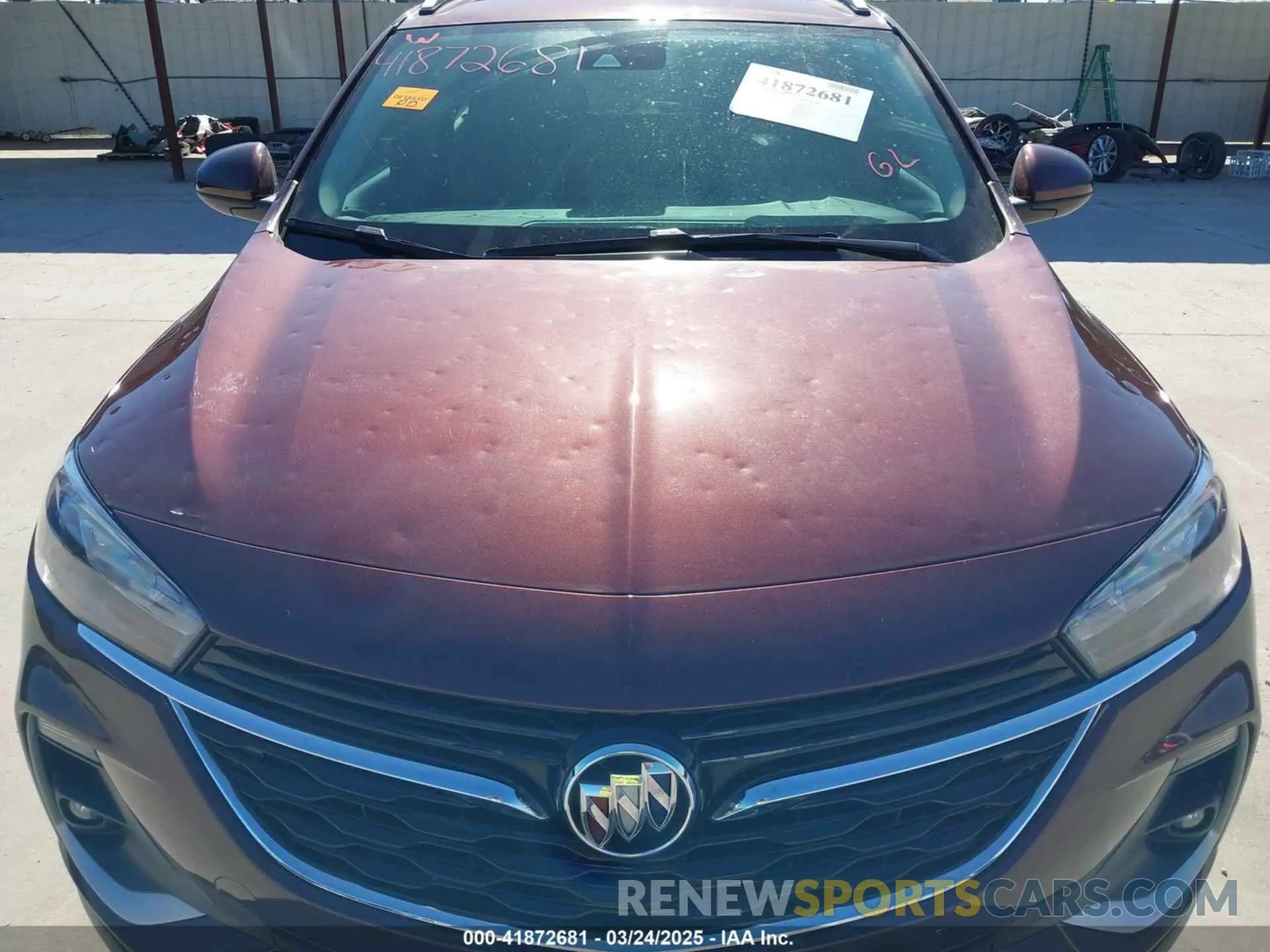 6 fotografías del automóvil dañado KL4MMDSL9NB049479 BUICK ENCORE GX 2022