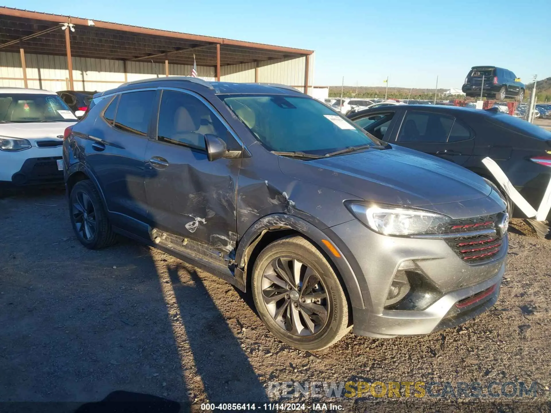 1 fotografías del automóvil dañado KL4MMDSLXNB023960 BUICK ENCORE GX 2022