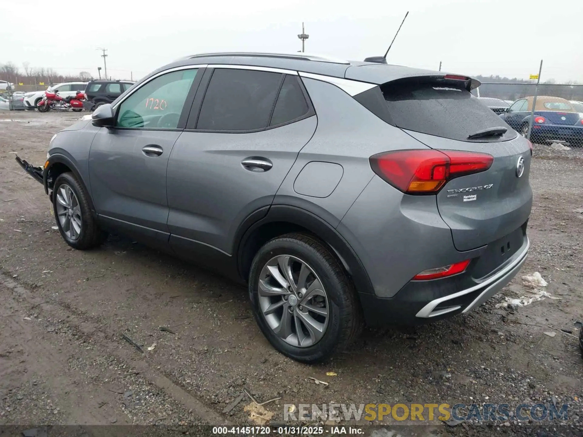 3 fotografías del automóvil dañado KL4MMESL6NB020172 BUICK ENCORE GX 2022