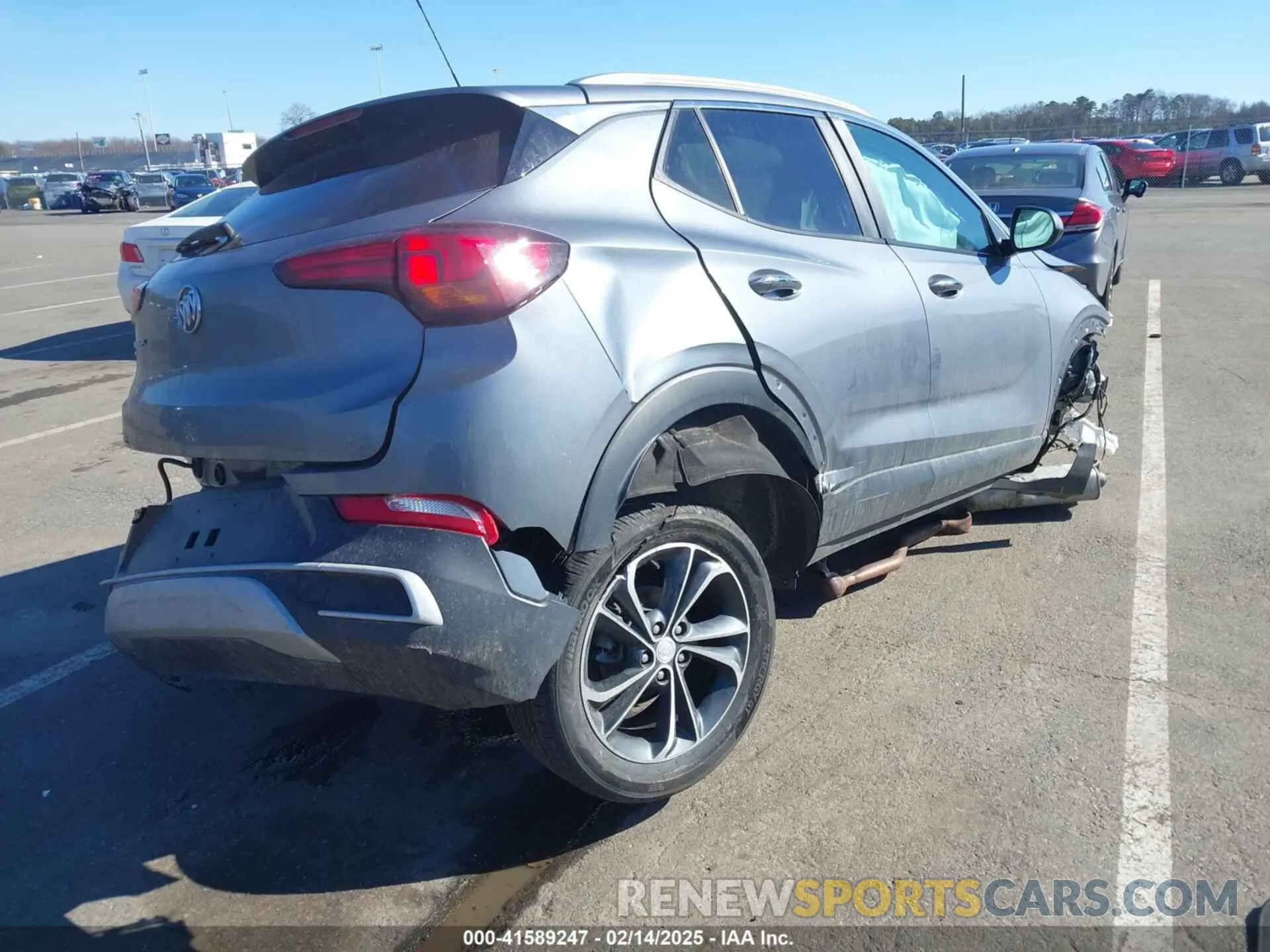4 fotografías del automóvil dañado KL4MMESL9NB026502 BUICK ENCORE GX 2022