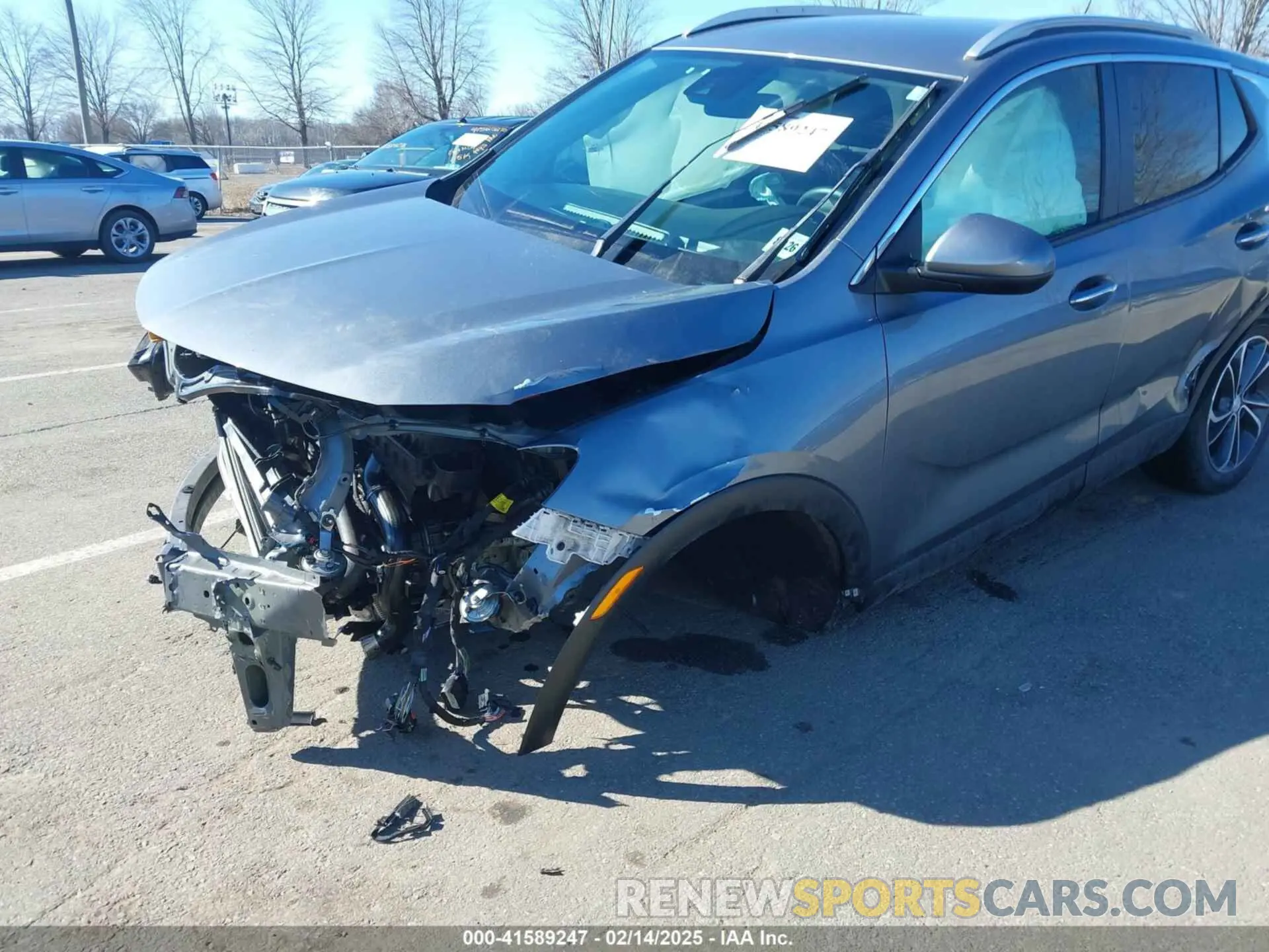 6 fotografías del automóvil dañado KL4MMESL9NB026502 BUICK ENCORE GX 2022