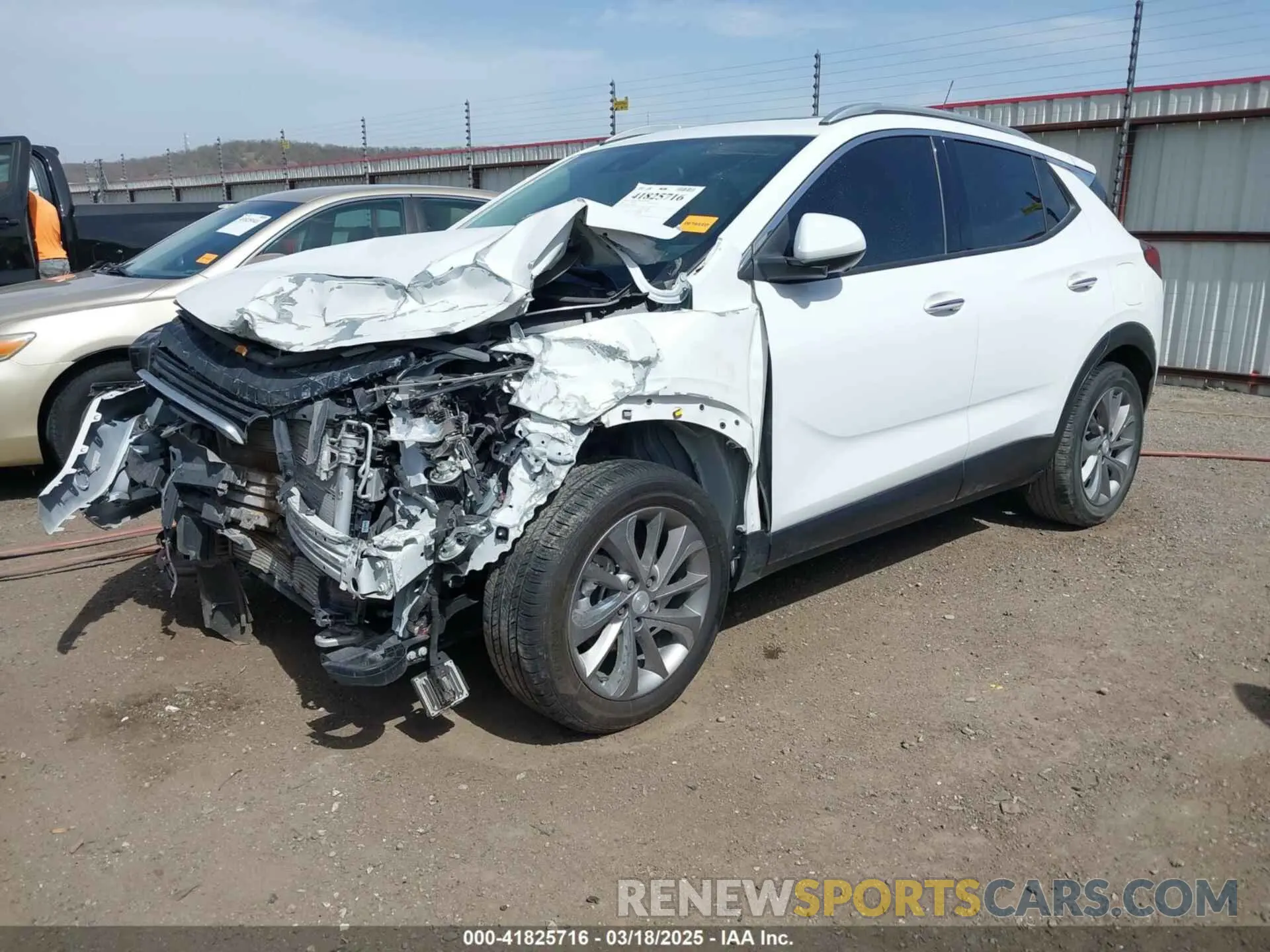 2 fotografías del automóvil dañado KL4MMFSL2NB108660 BUICK ENCORE GX 2022