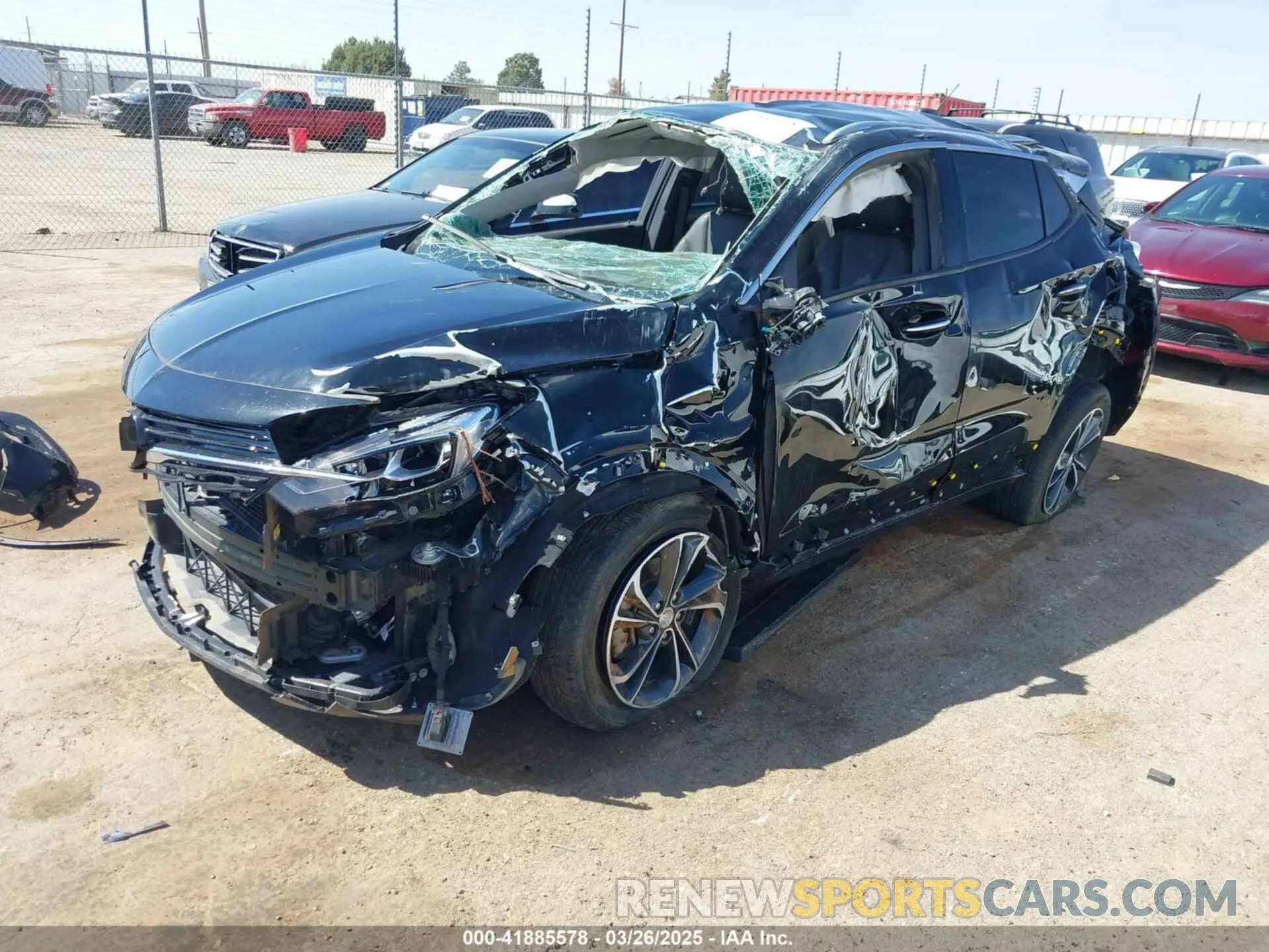 2 fotografías del automóvil dañado KL4MMFSL3NB074051 BUICK ENCORE GX 2022